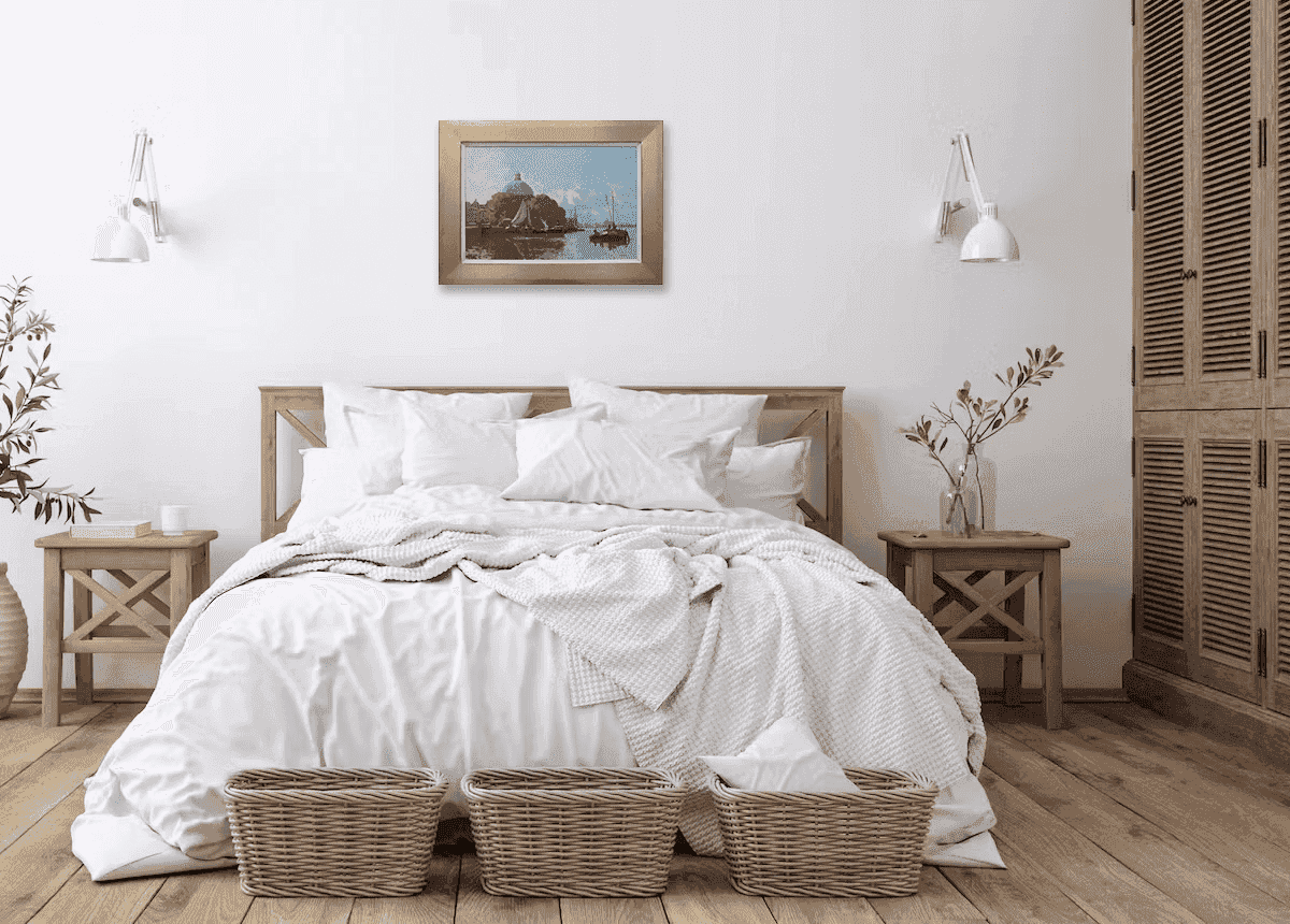 Cornelis Vreedenburgh - Het IJ in Amsterdam (in interieur)