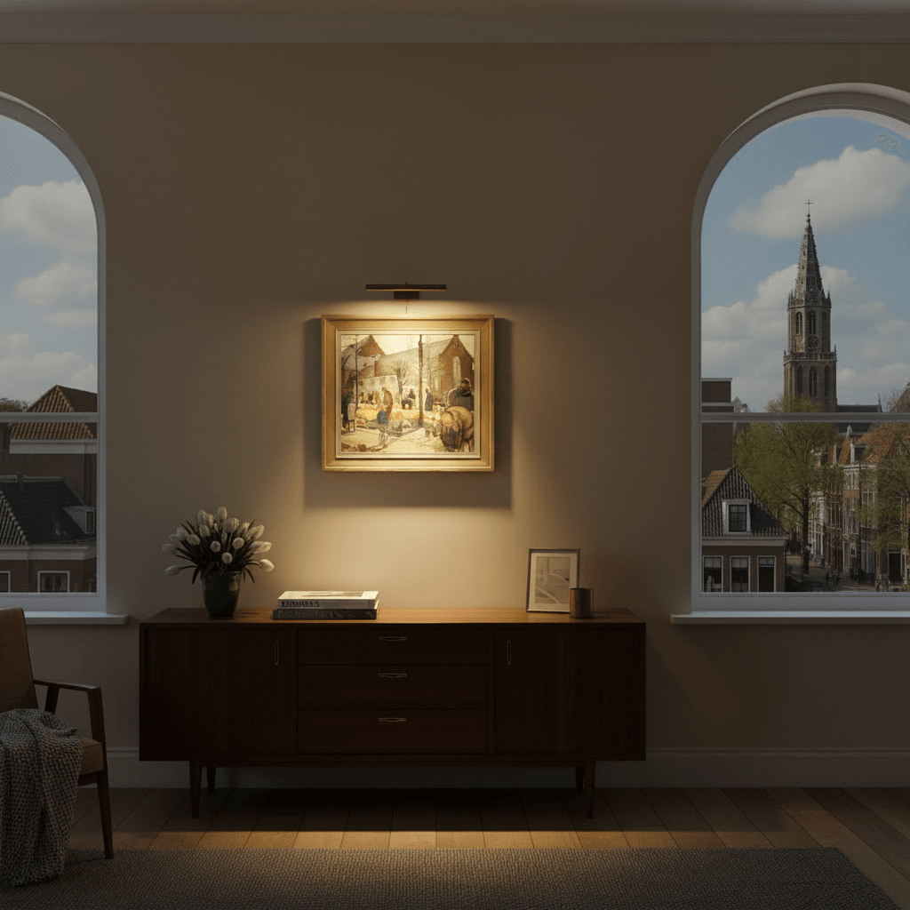 Bloemenmarkt bij het Janskerkhof te Utrecht zonder lijst