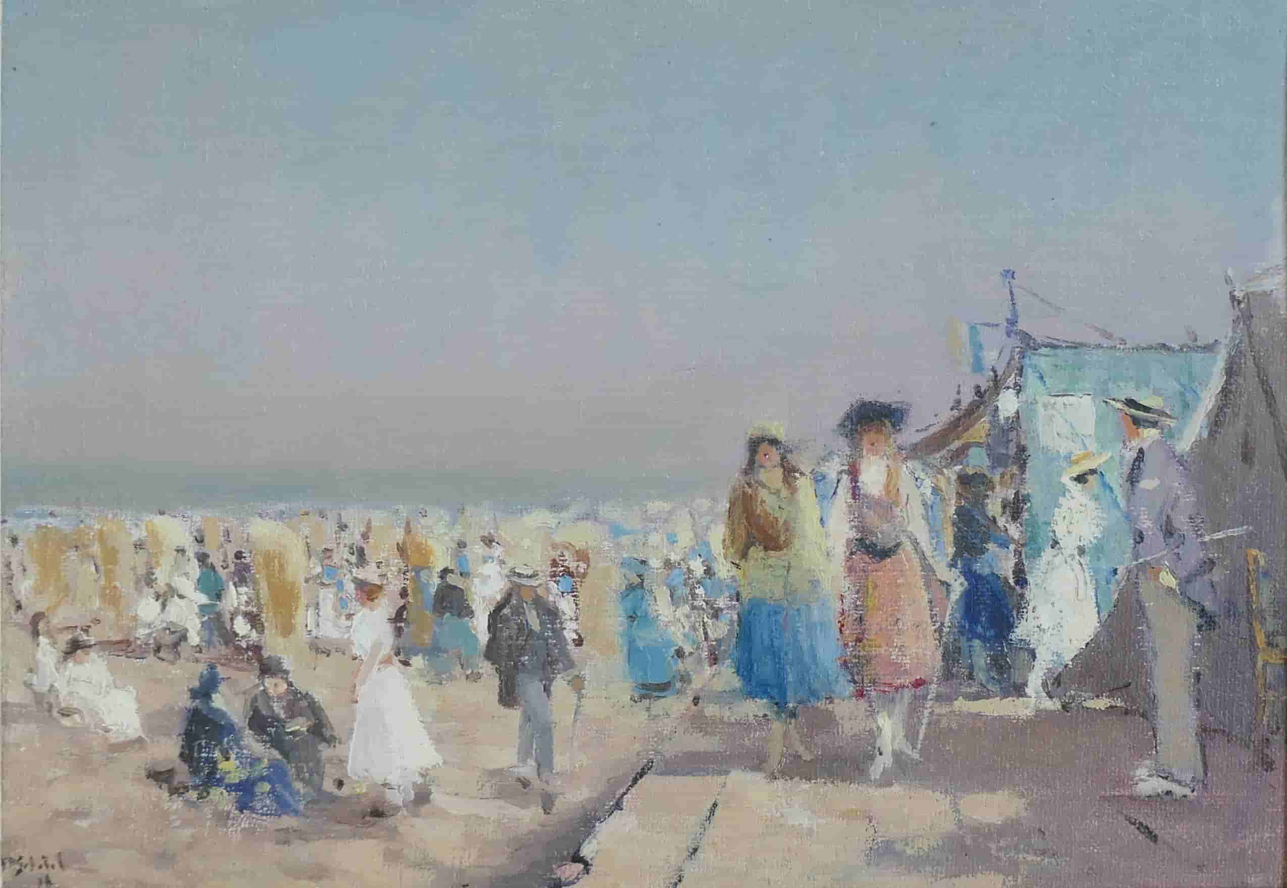 Anthony Pieter Schotel - Een warme stranddag