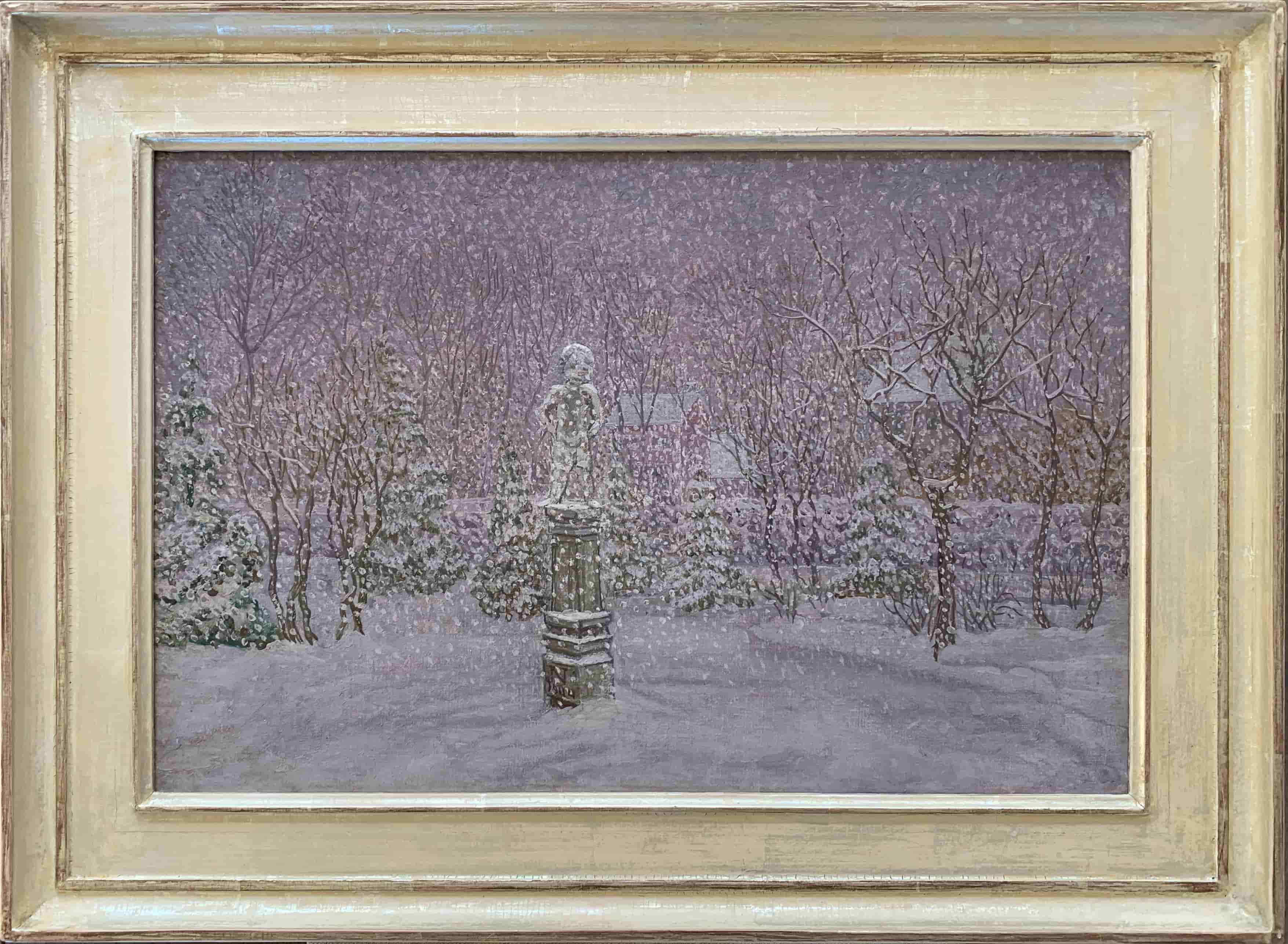 Jacob Nieweg - Besneeuwde tuin (met lijst)