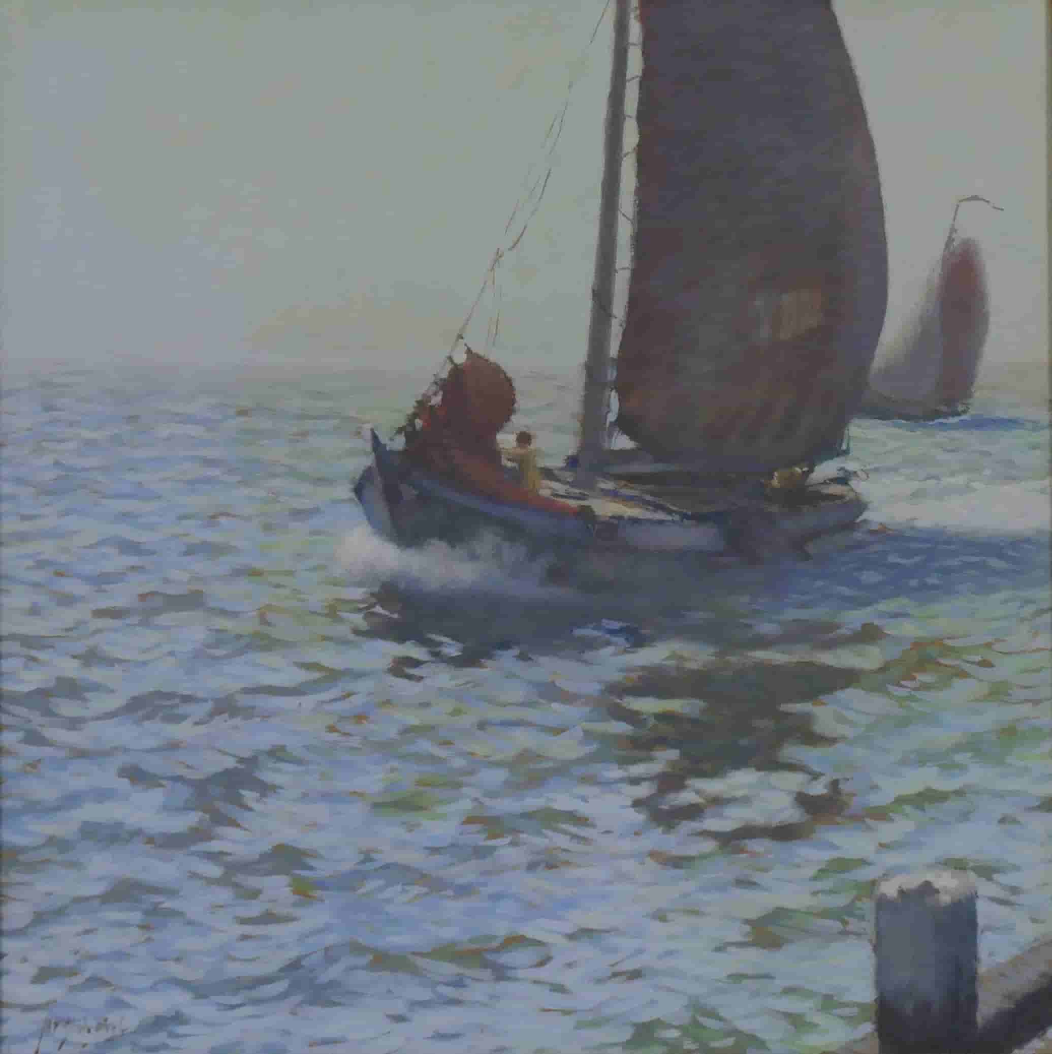 Anthony Pieter Schotel - Botters op de Zuiderzee