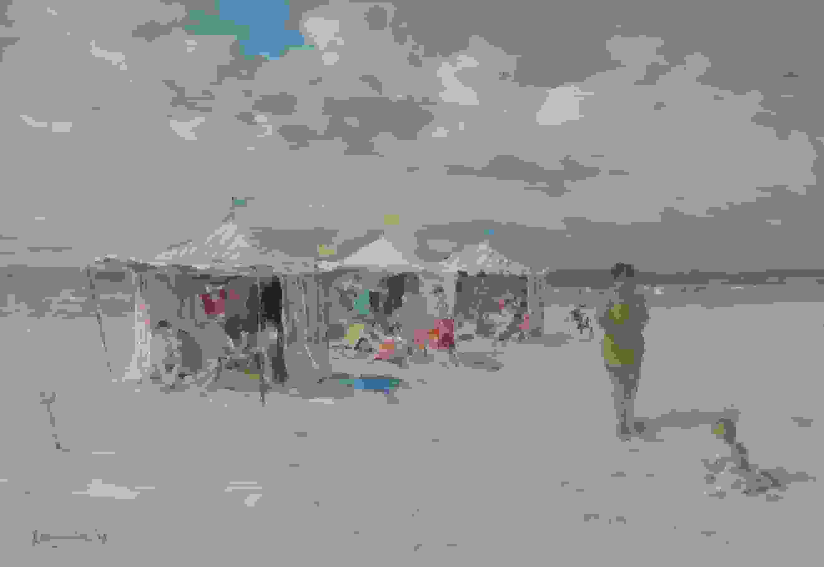 Het stille strand bij Katwijk