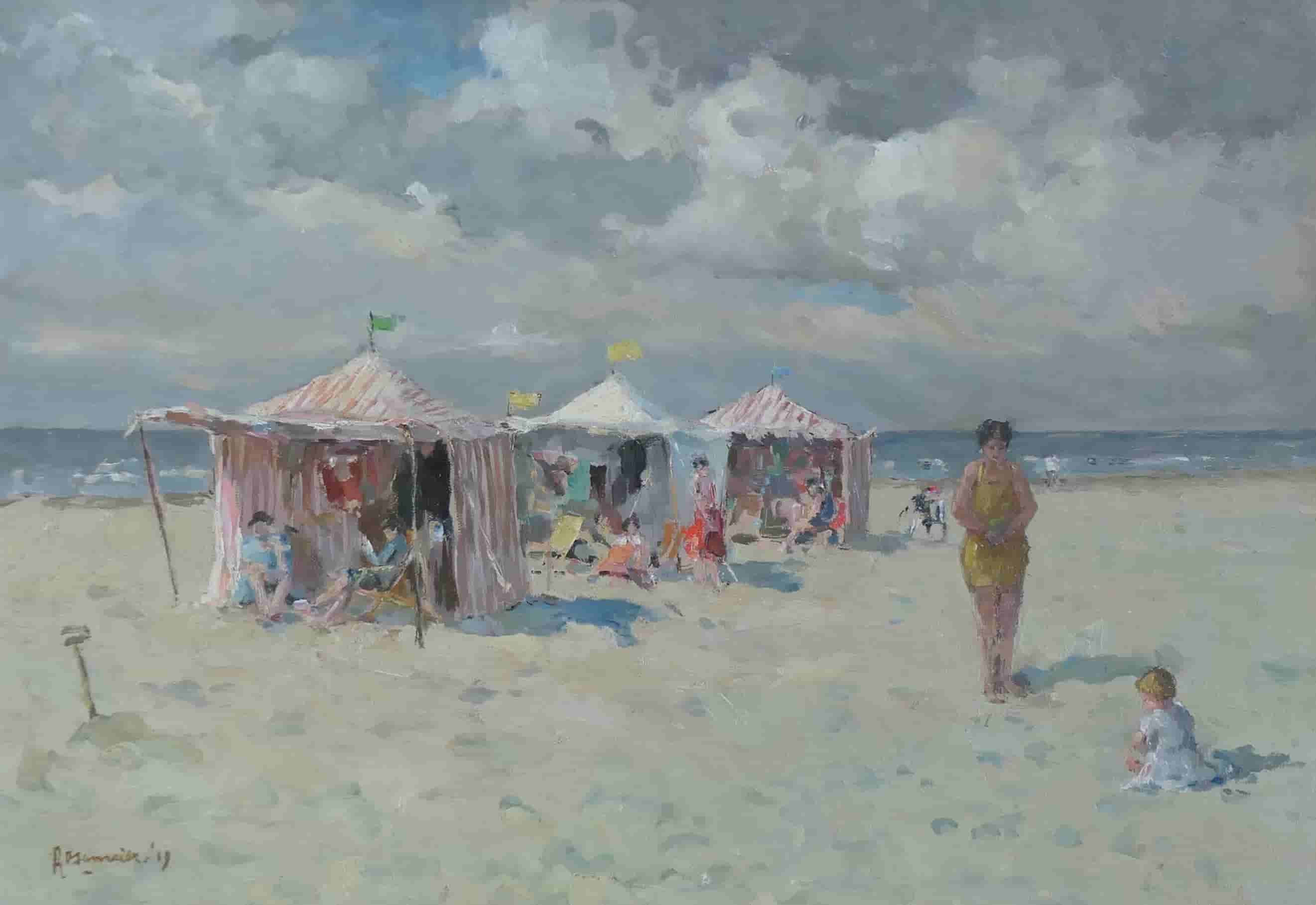 Alex Rosemeier - Het stille strand bij Katwijk