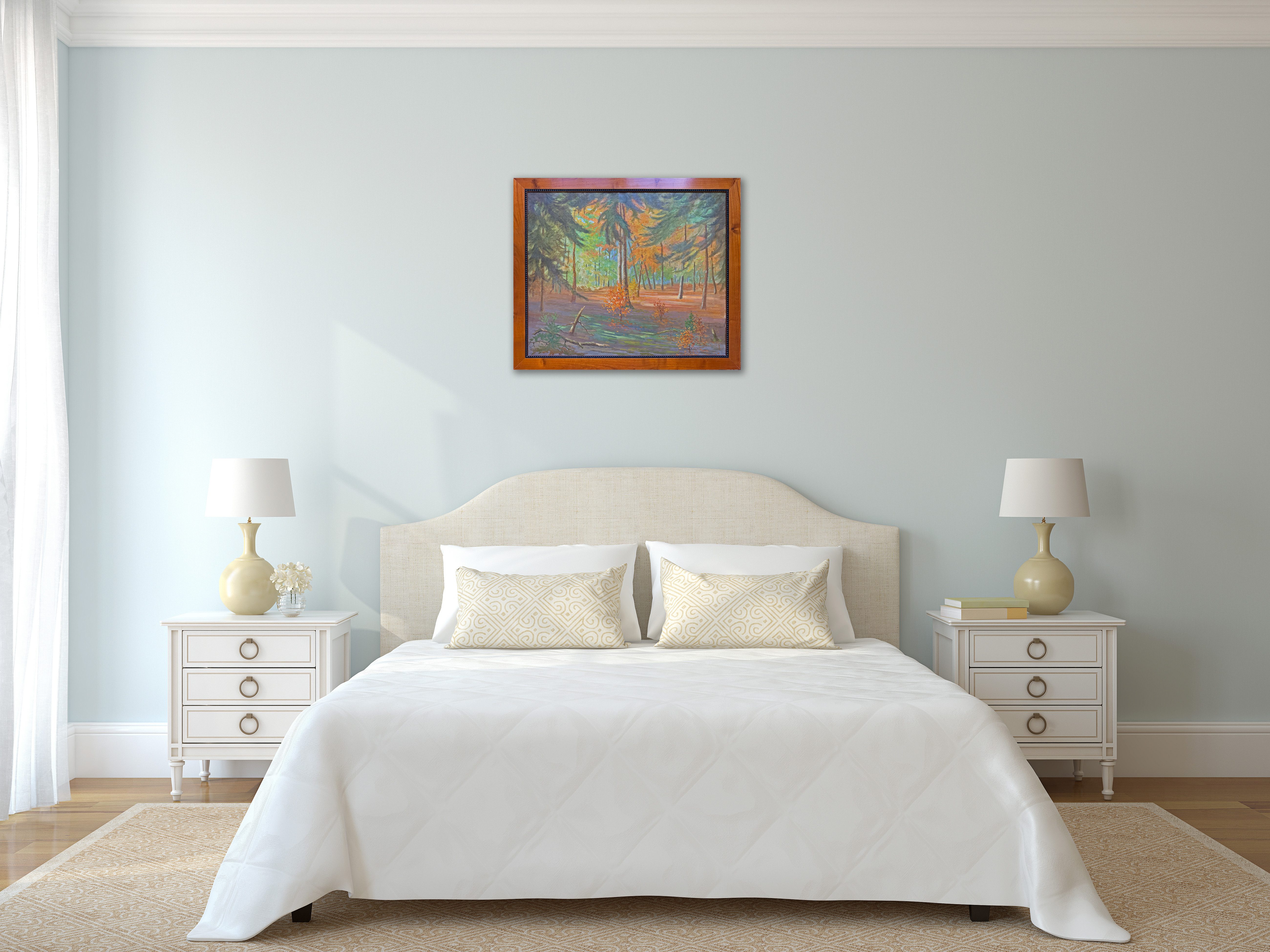 Herfst in het bos zonder lijst