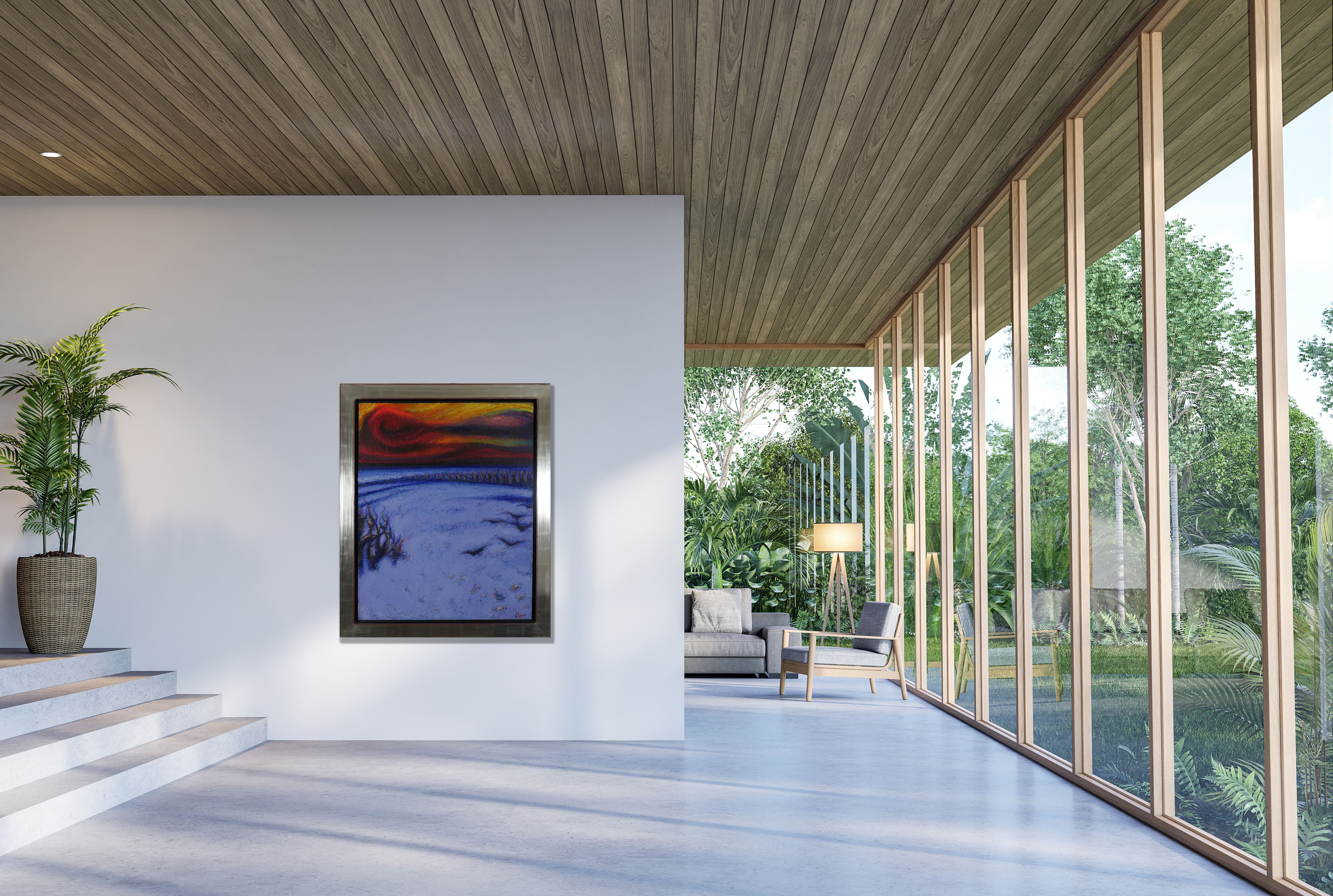 Winteravond zonder lijst