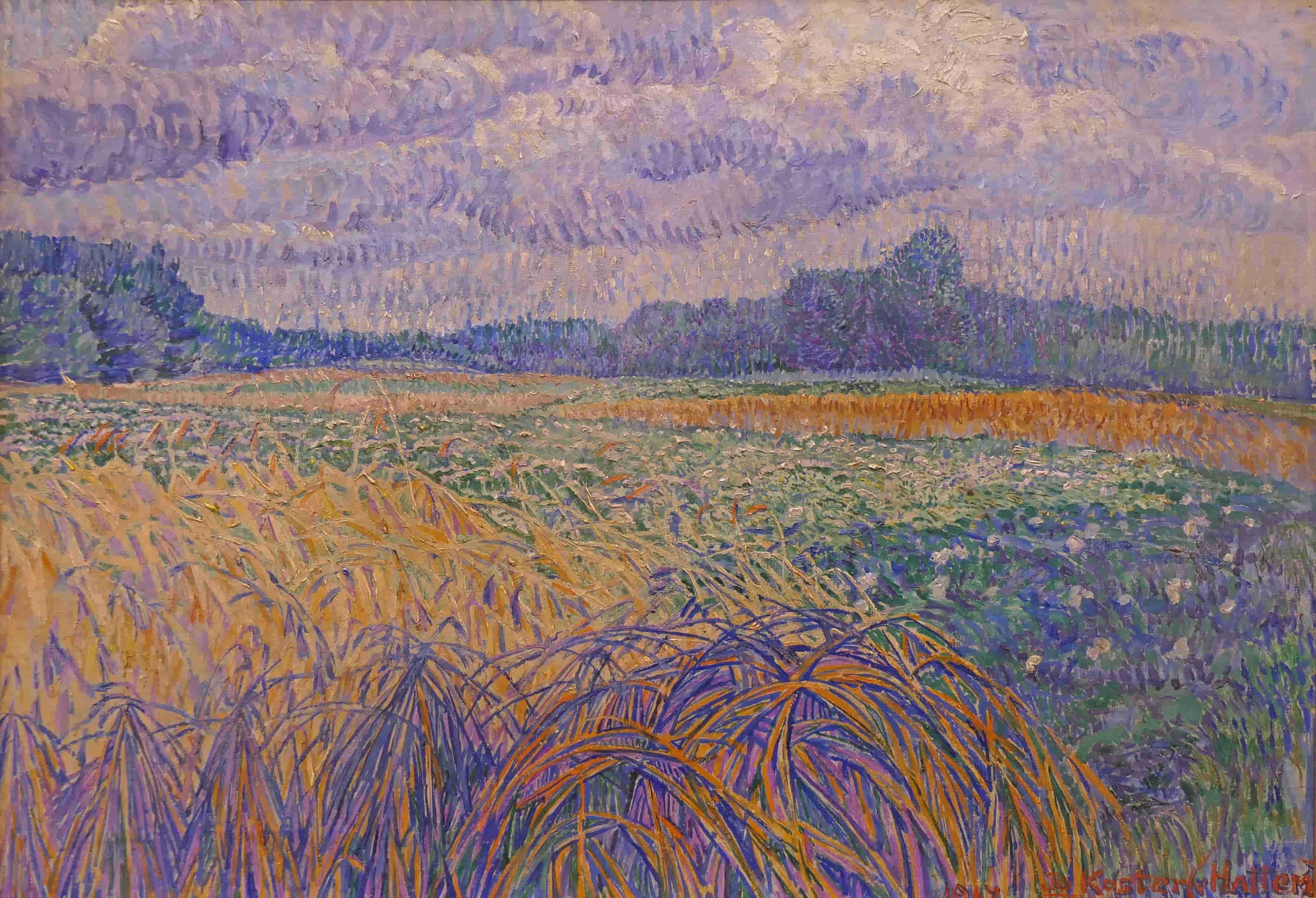 Jo Koster - Maïsveld (zonder lijst)