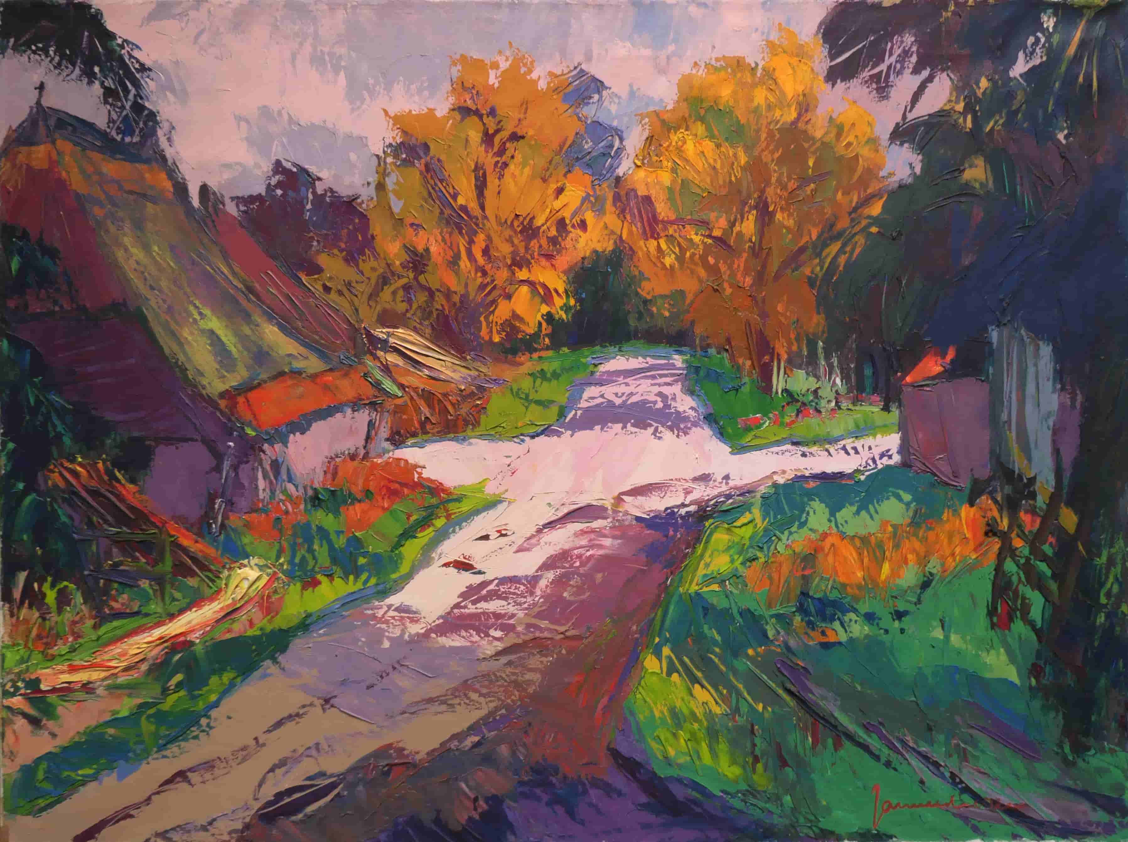 Jannes de Vries - Boerderij bij Echten (Drenthe) (zonder lijst)