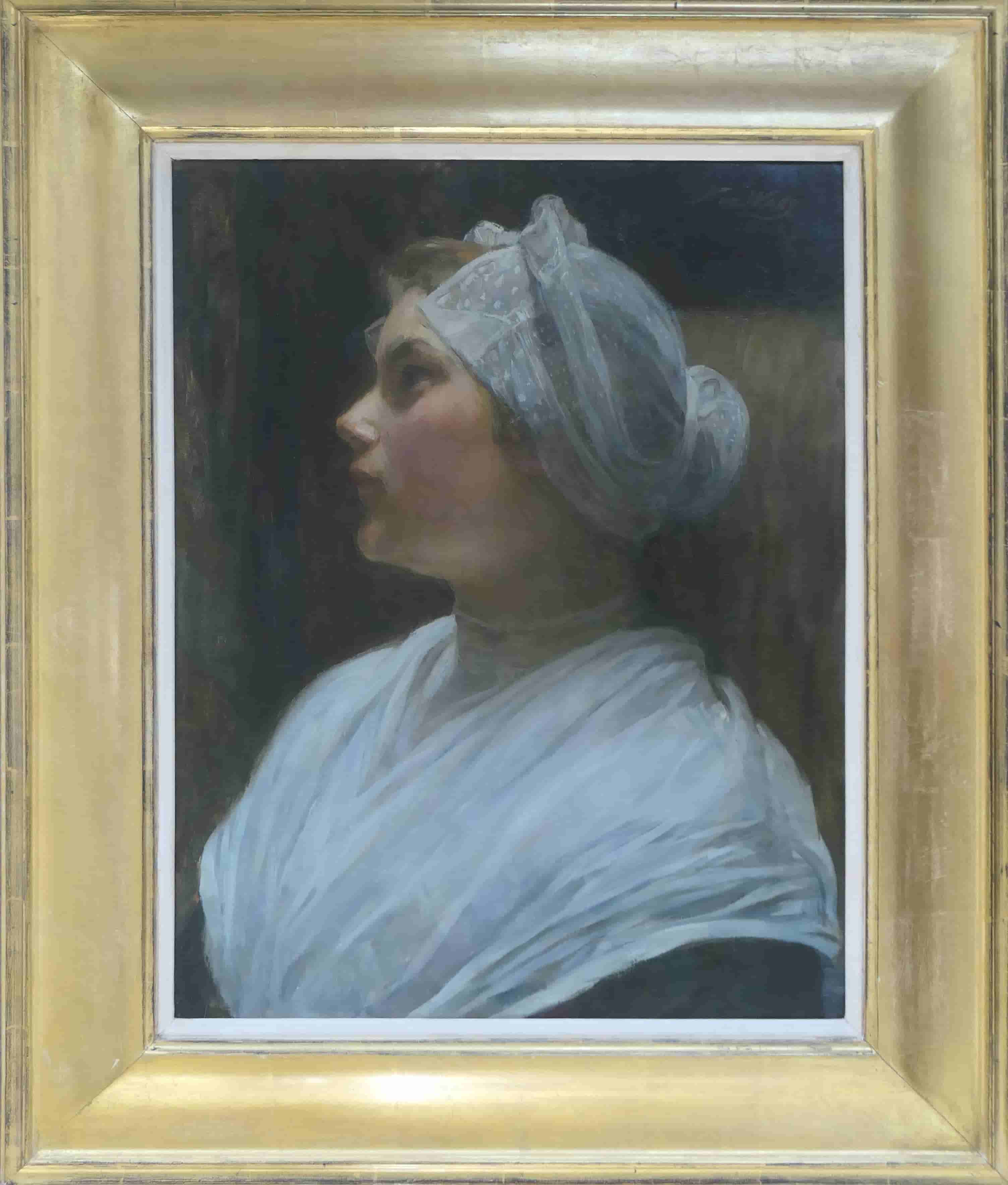 Nicolaas van der Waay - Weesmeisje (met lijst)