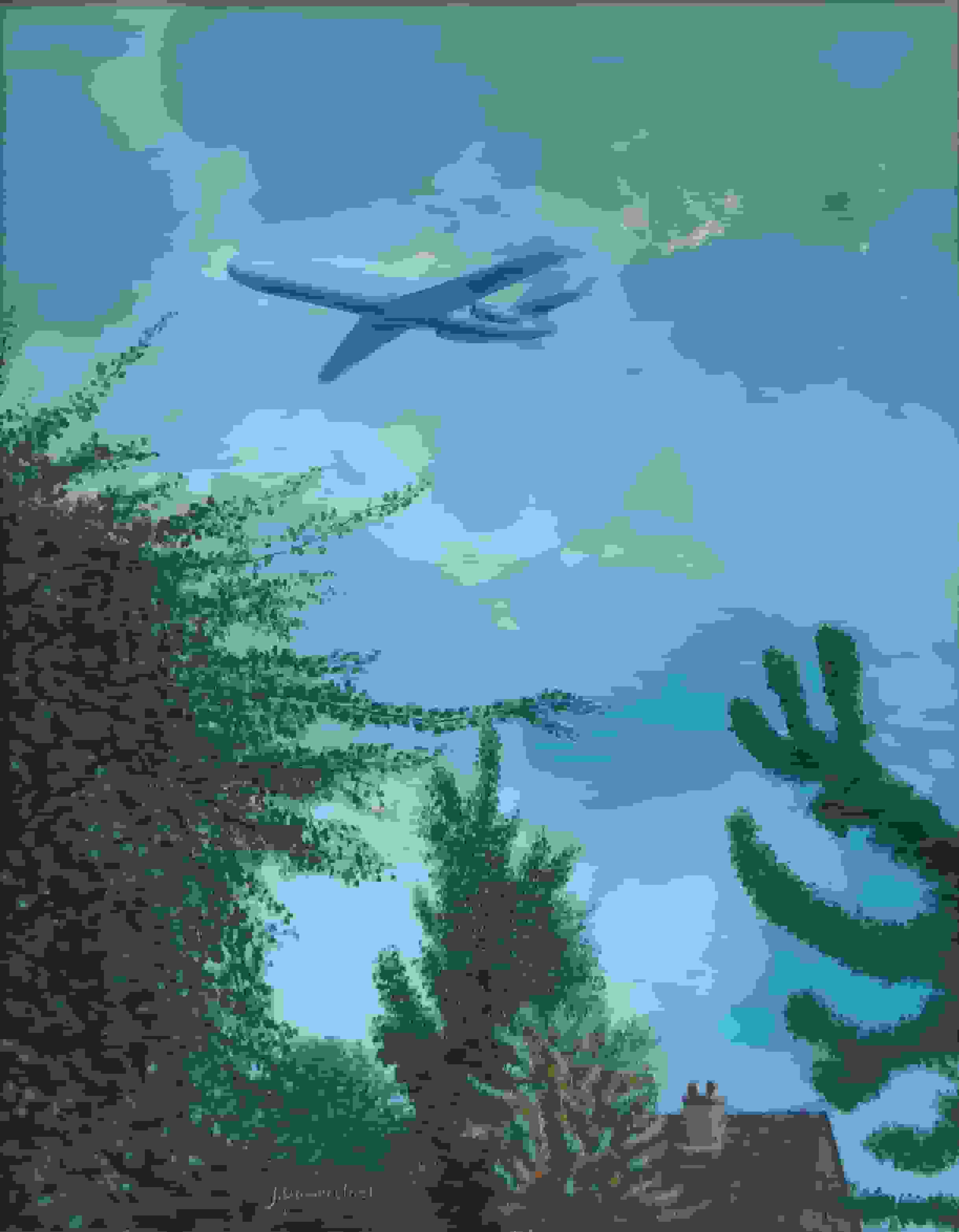 Luchtlandschap, Zwanenburg en DC9