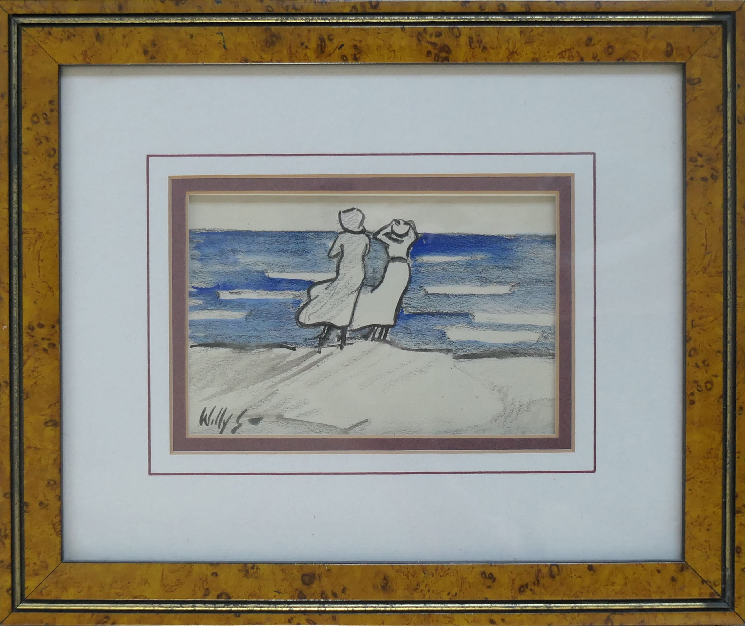 Uitwaaien aan het strand zonder lijst