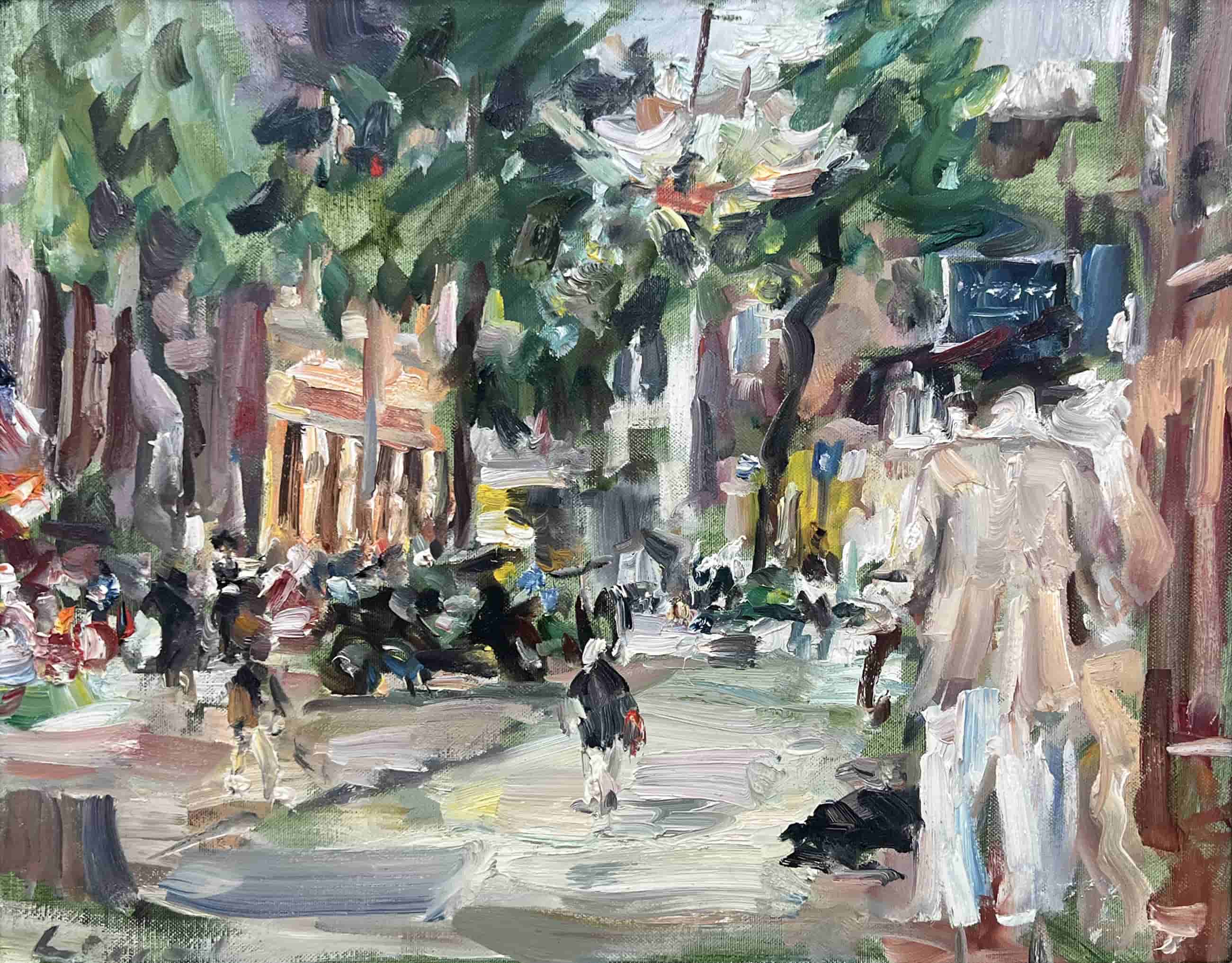 Jürgen Leippert - Plein in de Pijp (zonder lijst)