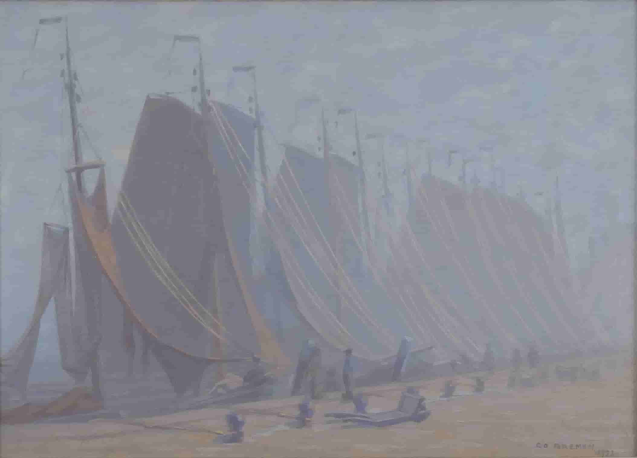 Co Breman - Haven van Harderwijk (zonder lijst)