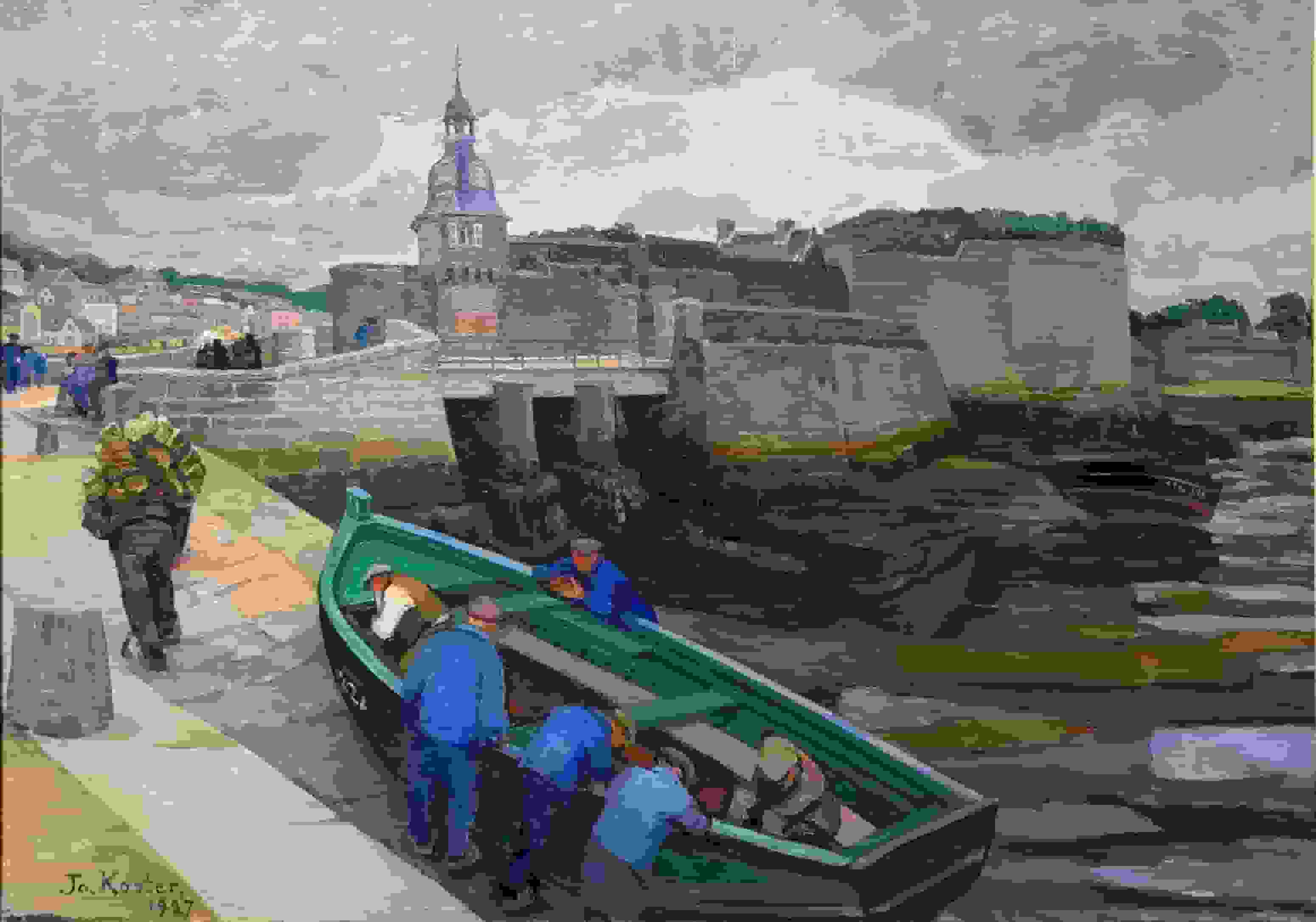 Jo Koster - Concarneau (zonder lijst)