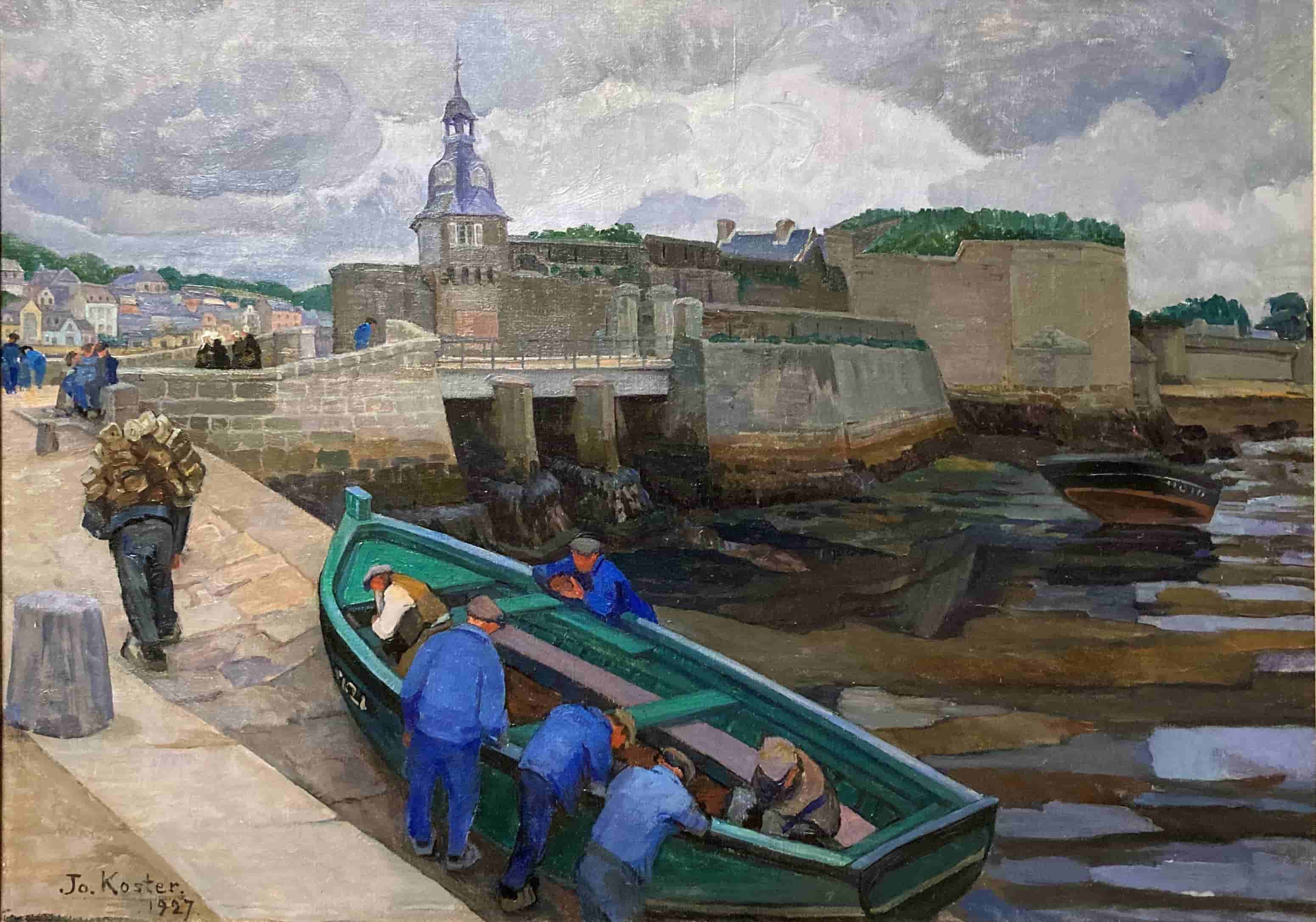 Jo Koster - Concarneau (zonder lijst)