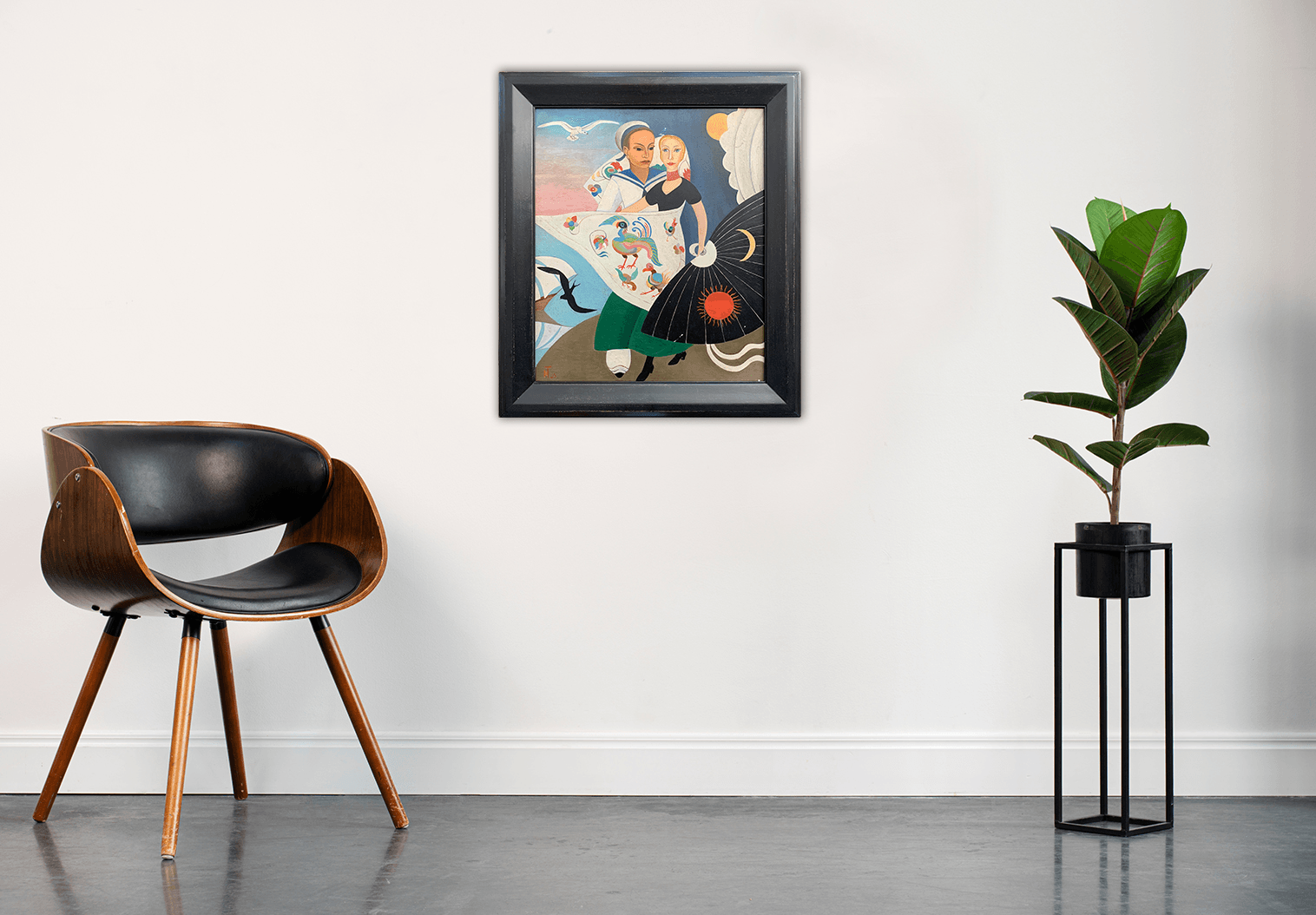 Greet Feuerstein - Zon en maan (in interieur)