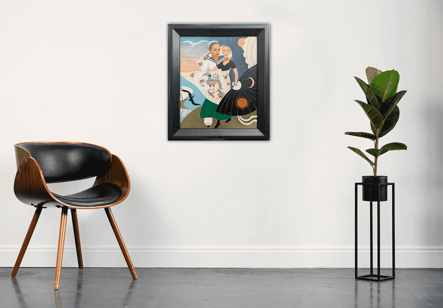 Greet Feuerstein - Zon en maan (in interieur)