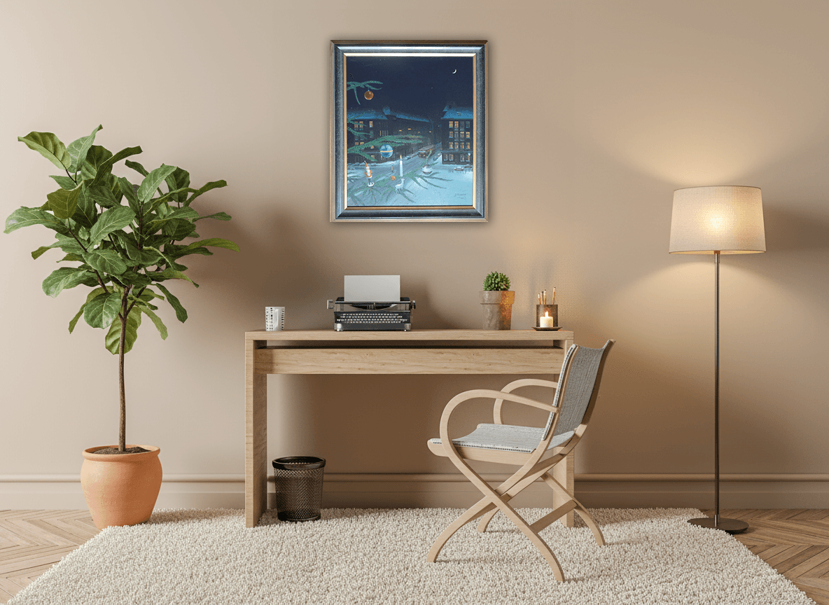 Kerstmis zonder lijst