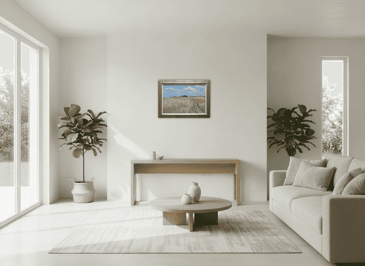 Henk Melgers - Korenvelden in Drenthe (in interieur)