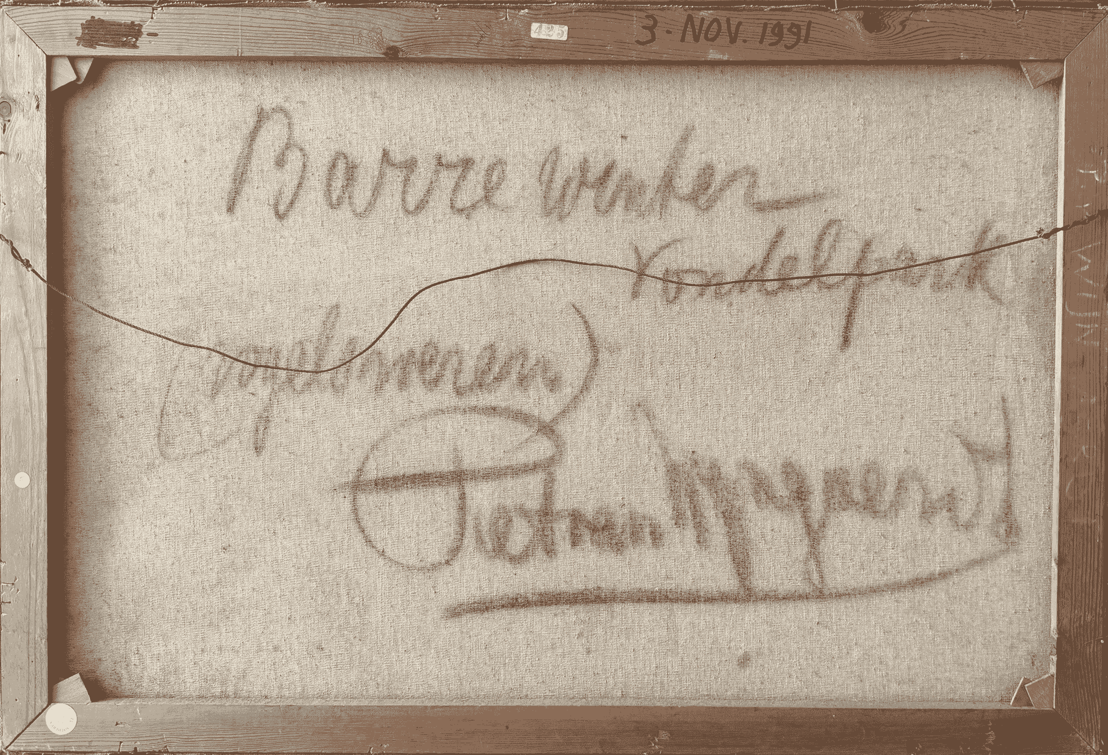 Piet van Wijngaerdt - Barre winter in het Vondelpark (in het echt)