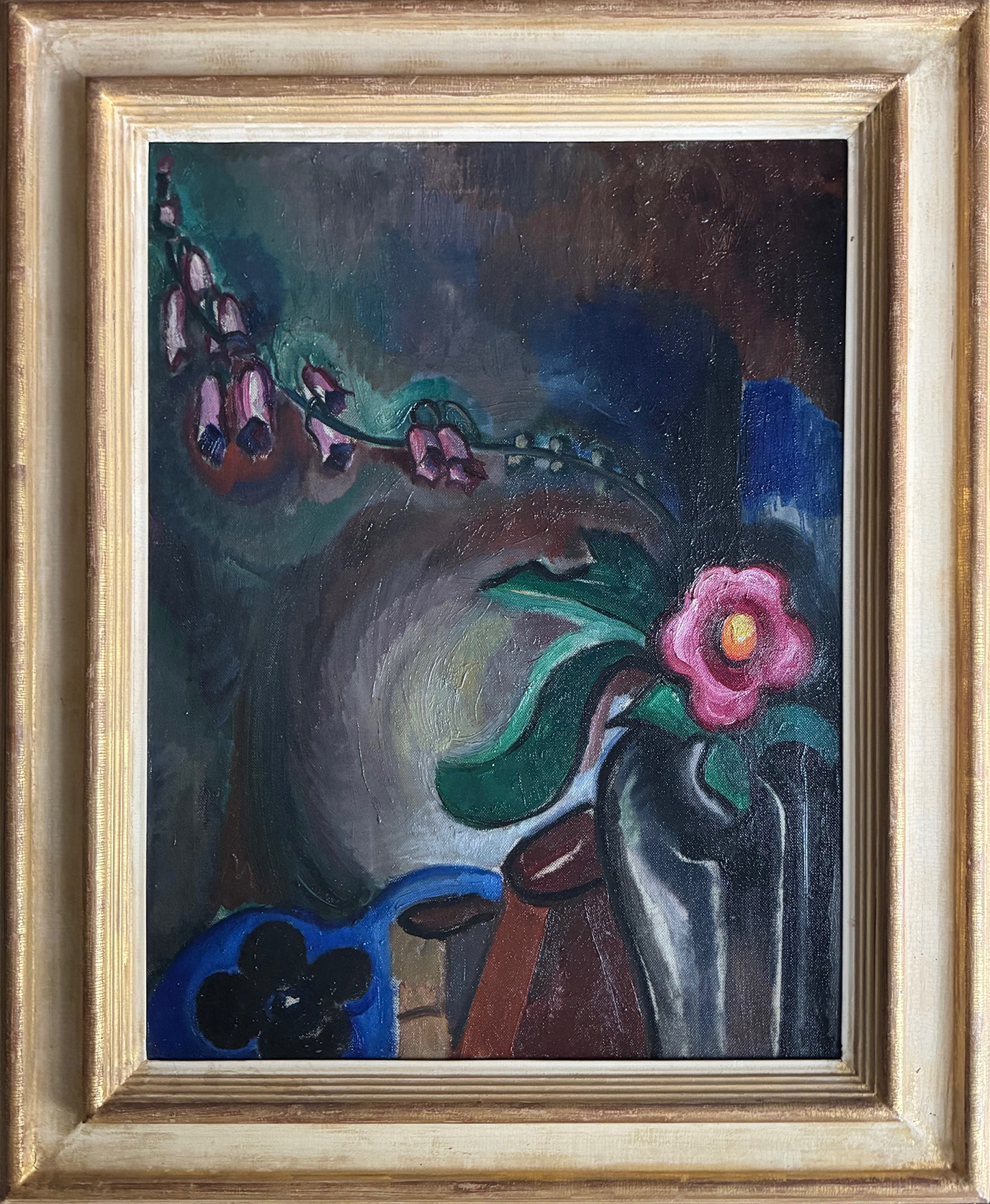 Expressief stilleven zonder lijst