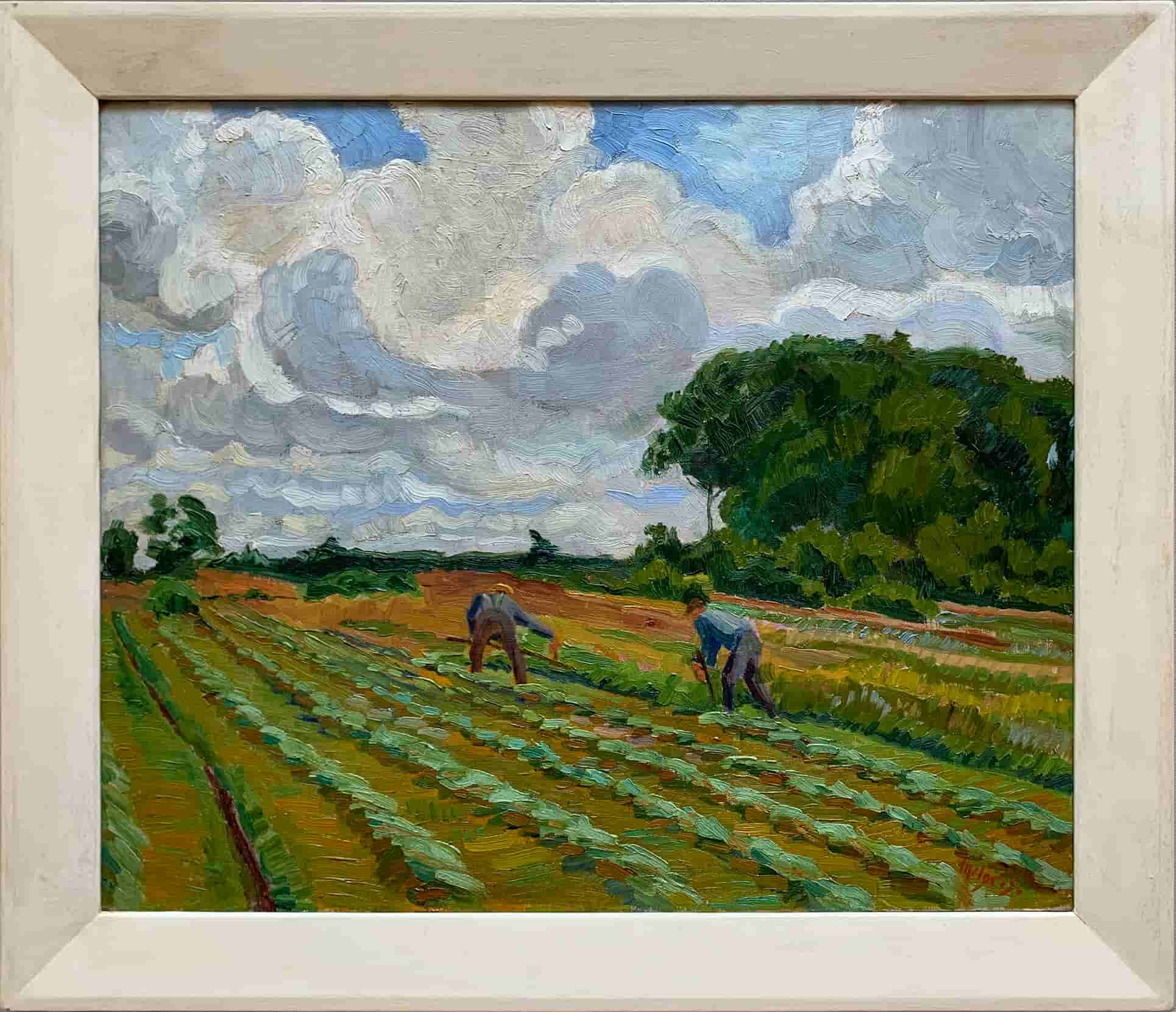 Henk Melgers - Gronings landschap (ca. begin jaren 1930) (met lijst)