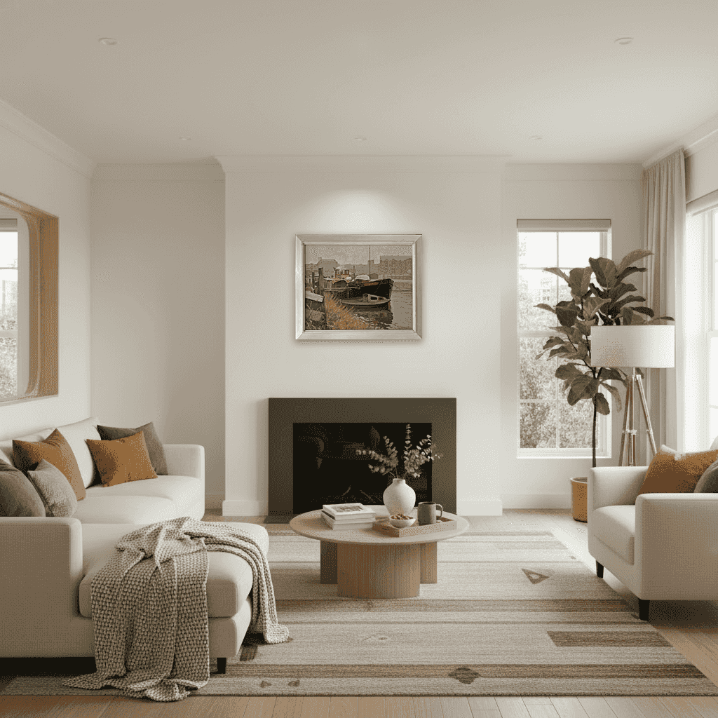 Frans Koppelaar - Gezicht op de Houthaven in Amsterdam-West (in interieur)