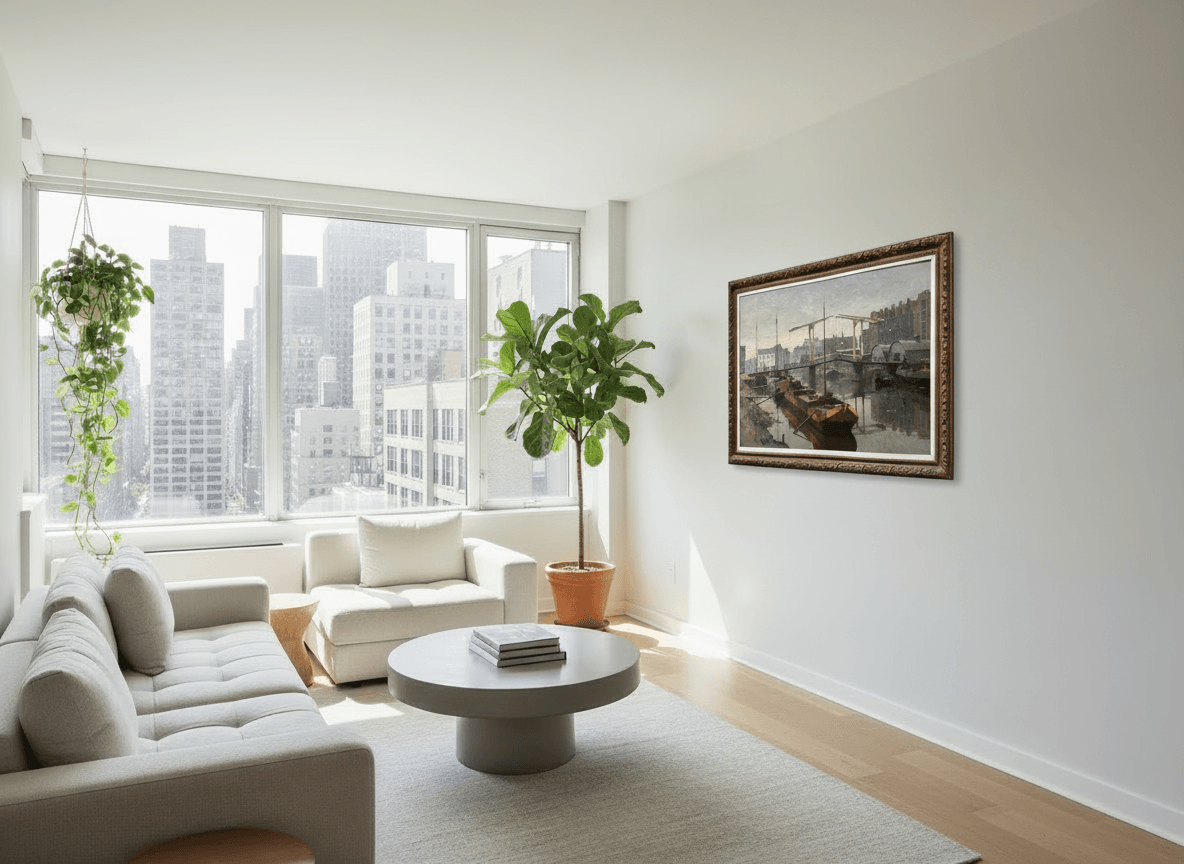 Sloterdijkerbrug over de Prinseneilandgracht te Amsterdam zonder lijst