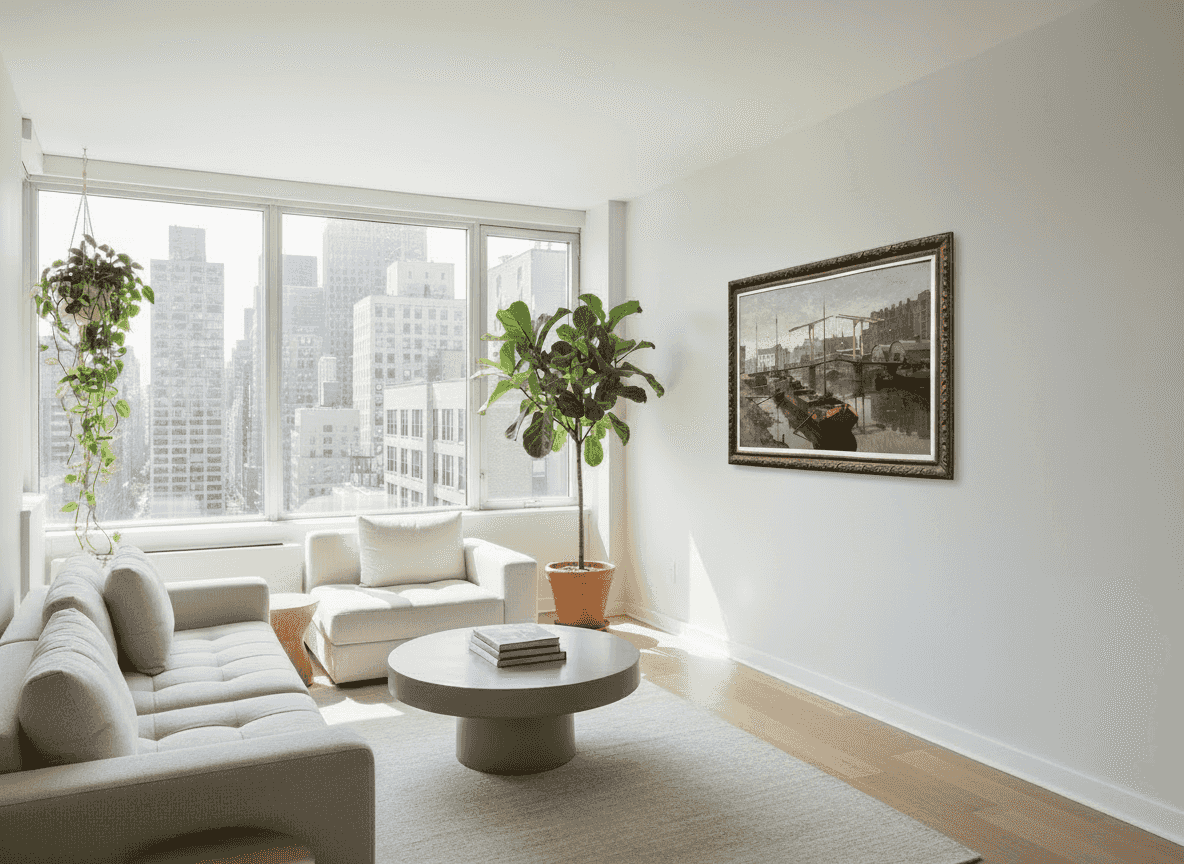 Cornelis Vreedenburgh - Sloterdijkerbrug over de Prinseneilandgracht te Amsterdam (in interieur)