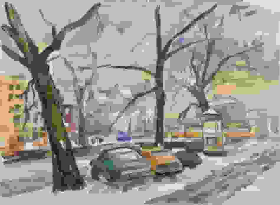 Winter aan de Keizersgracht te Amsterdam