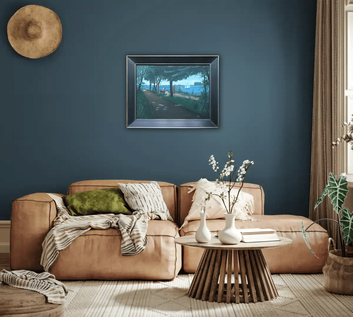 Riviergezicht zonder lijst