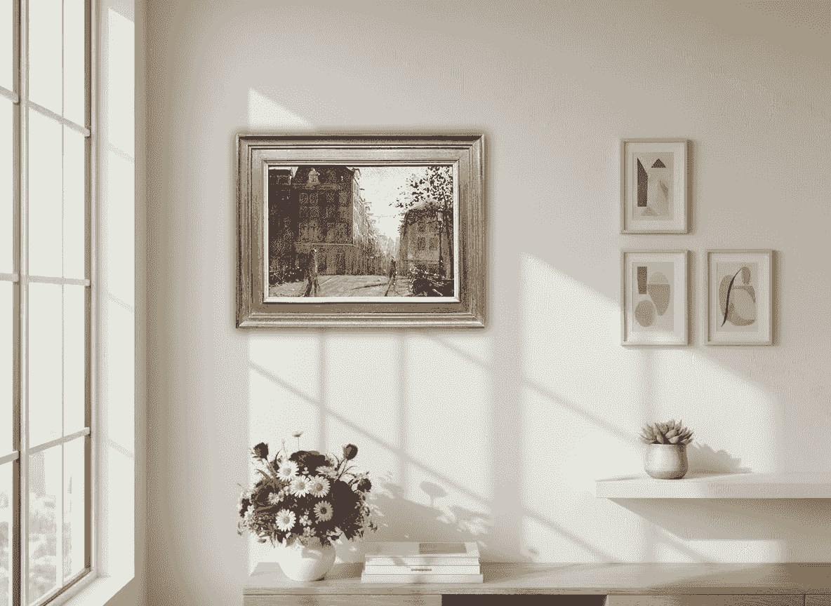 Titus Meeuws - Hartenstraat te Amsterdam (in interieur)