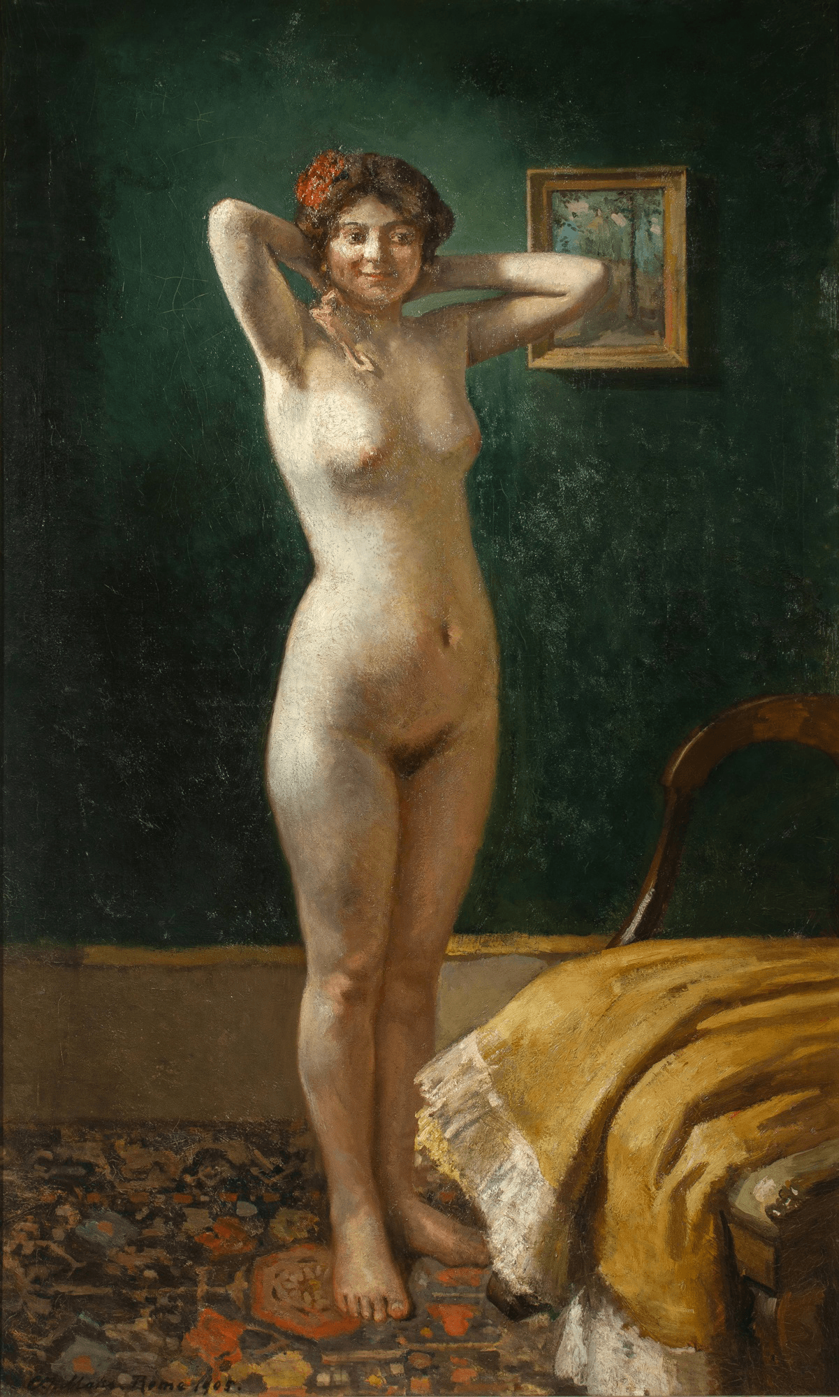 Kees Maks - Naakportret van Ersilla Rinaldi (zonder lijst)