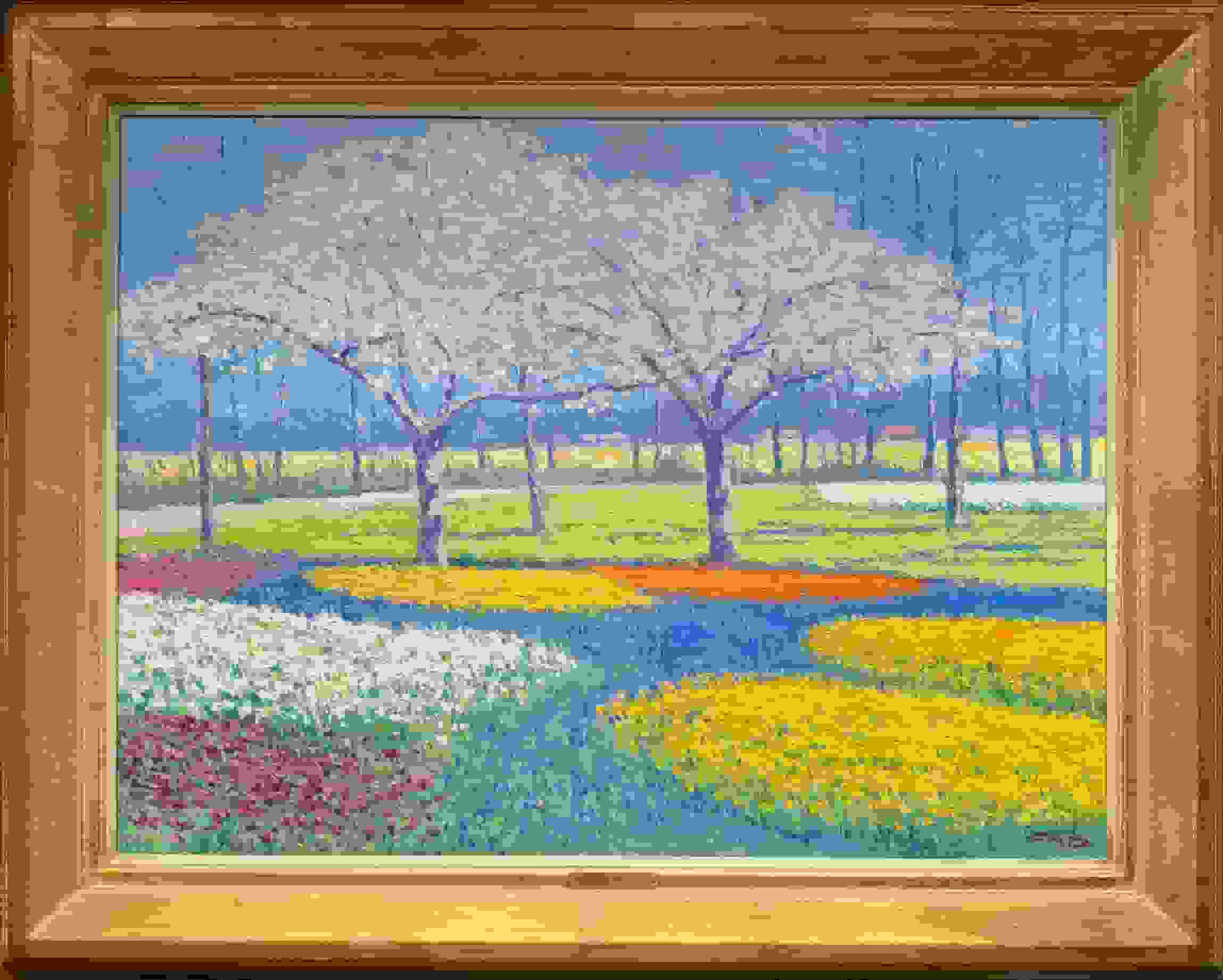 Niek van der Plas - Keukenhof te Lisse (met lijst)