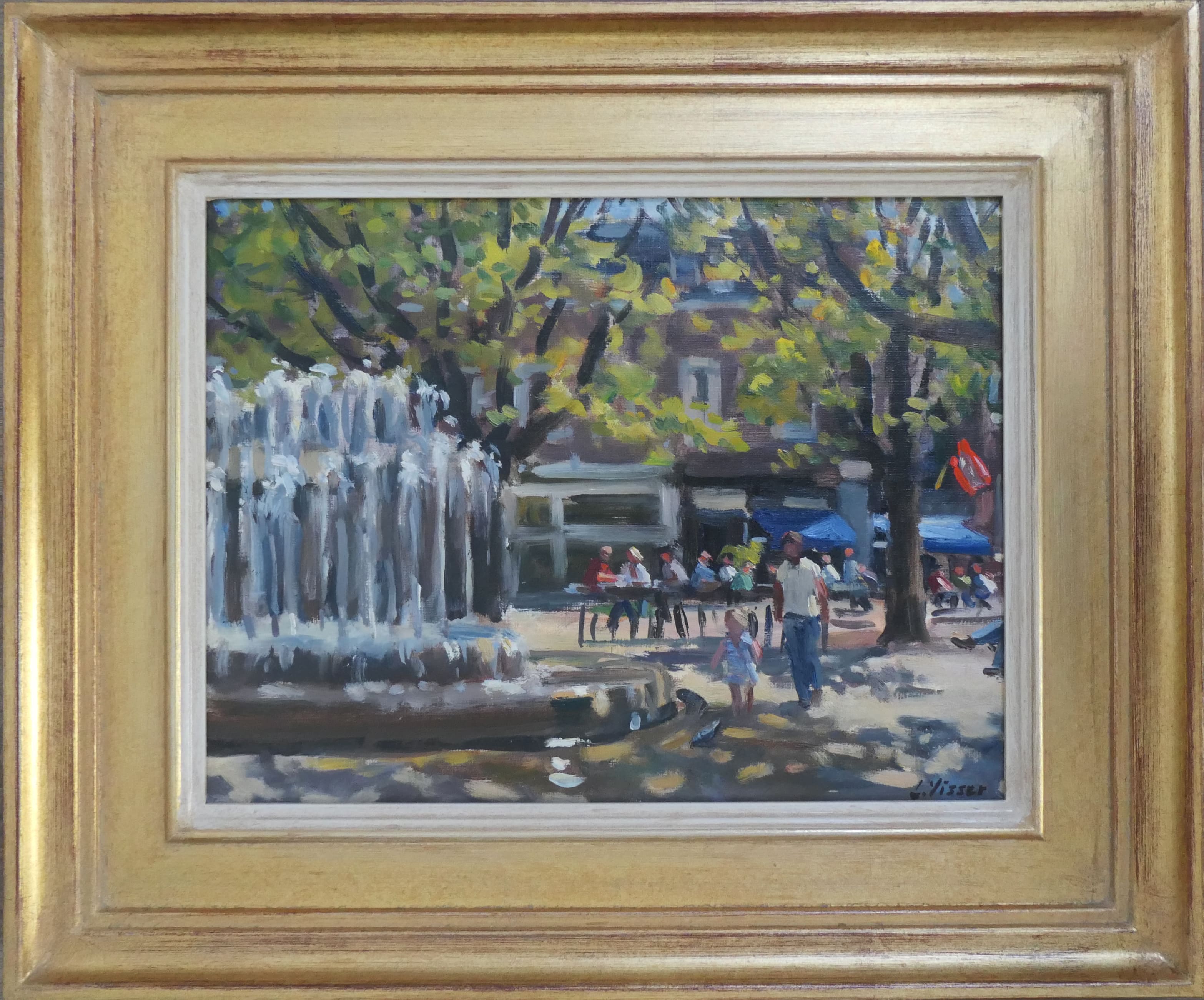 Plein Hogeweg in Amsterdam zonder lijst