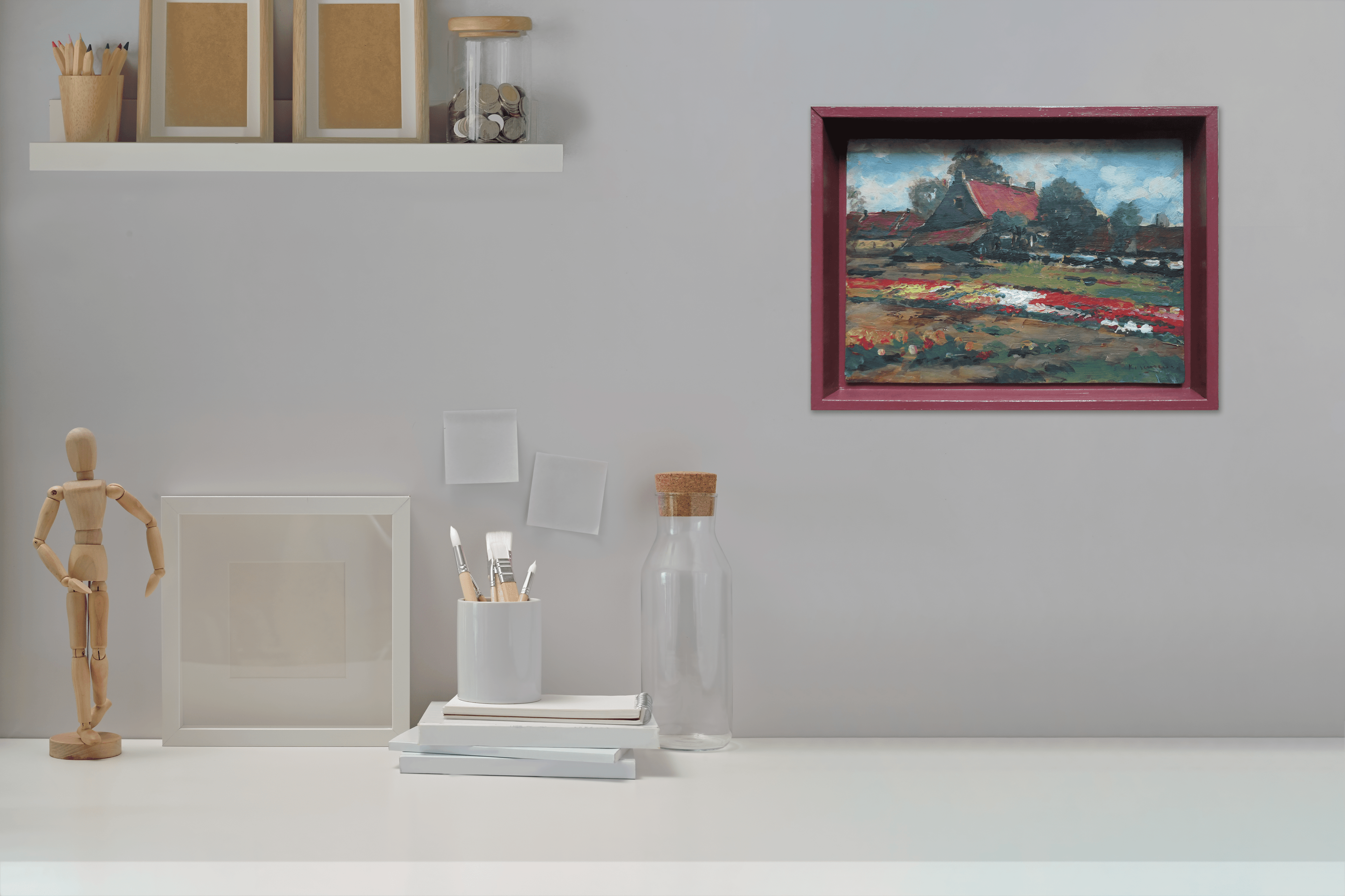 Bollenveldje zonder lijst