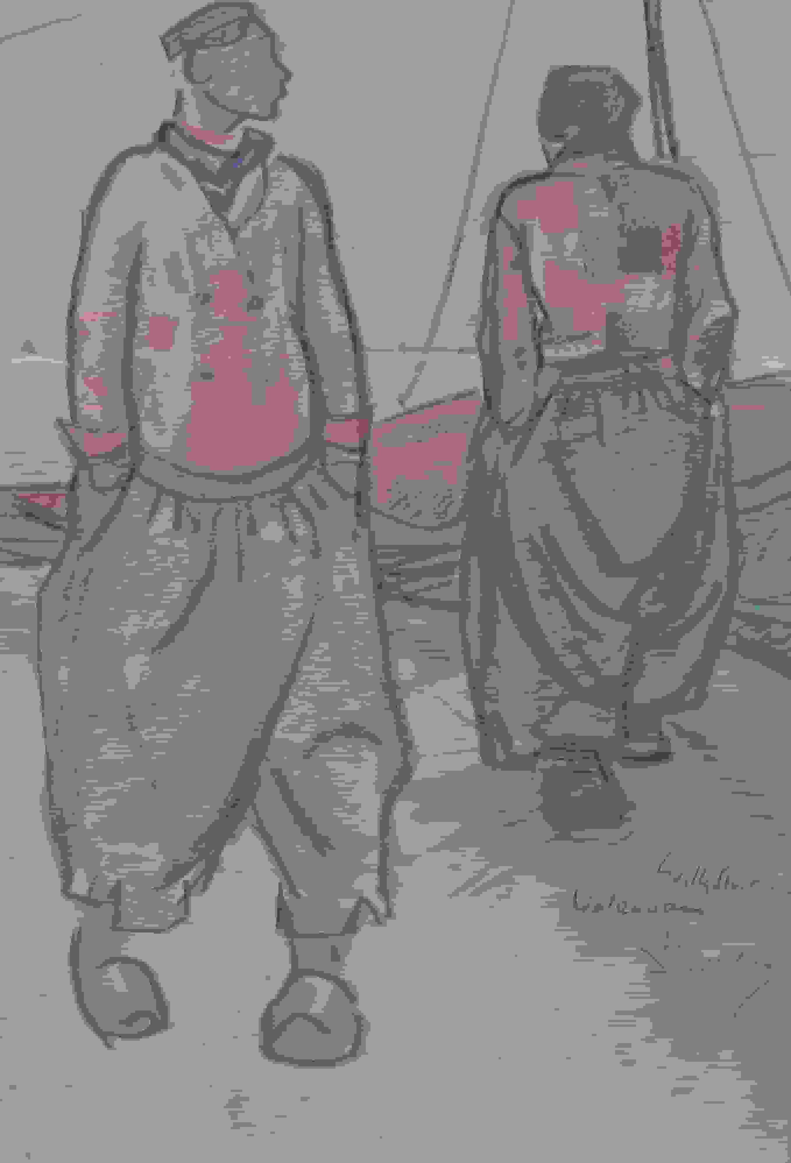 Schippers in Volendam