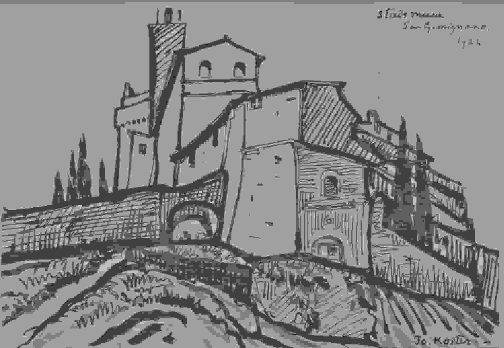 San Gimignano in Italië