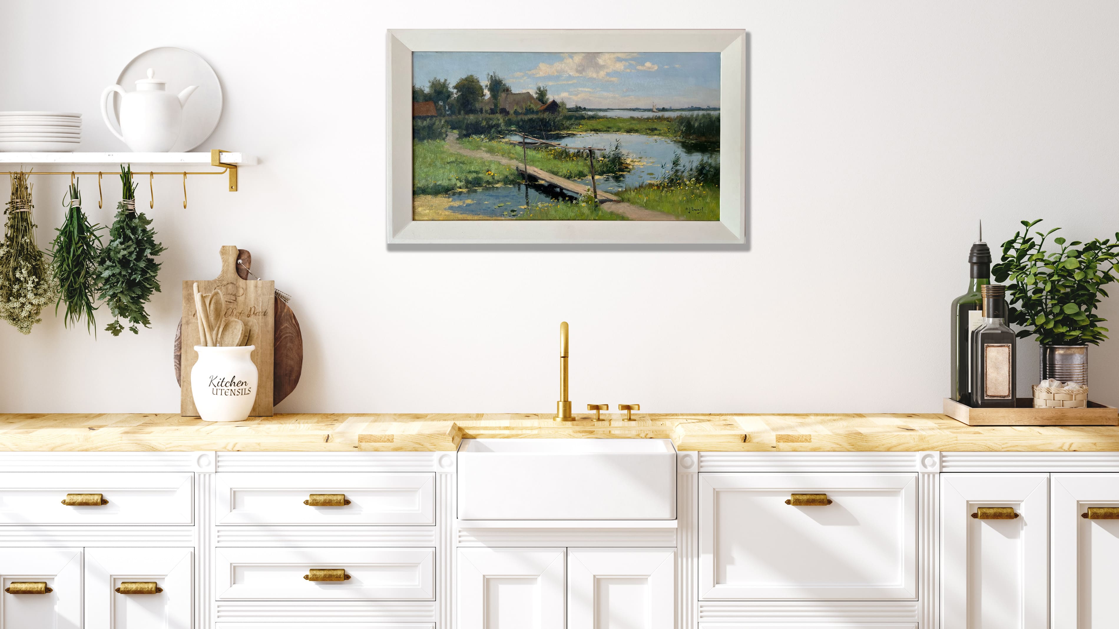 Plasgezicht zonder lijst