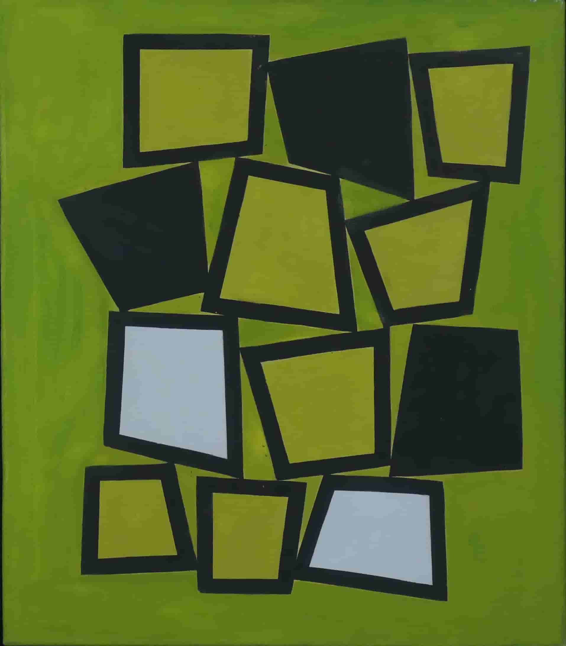 Siep van den Berg - Abstracte compositie