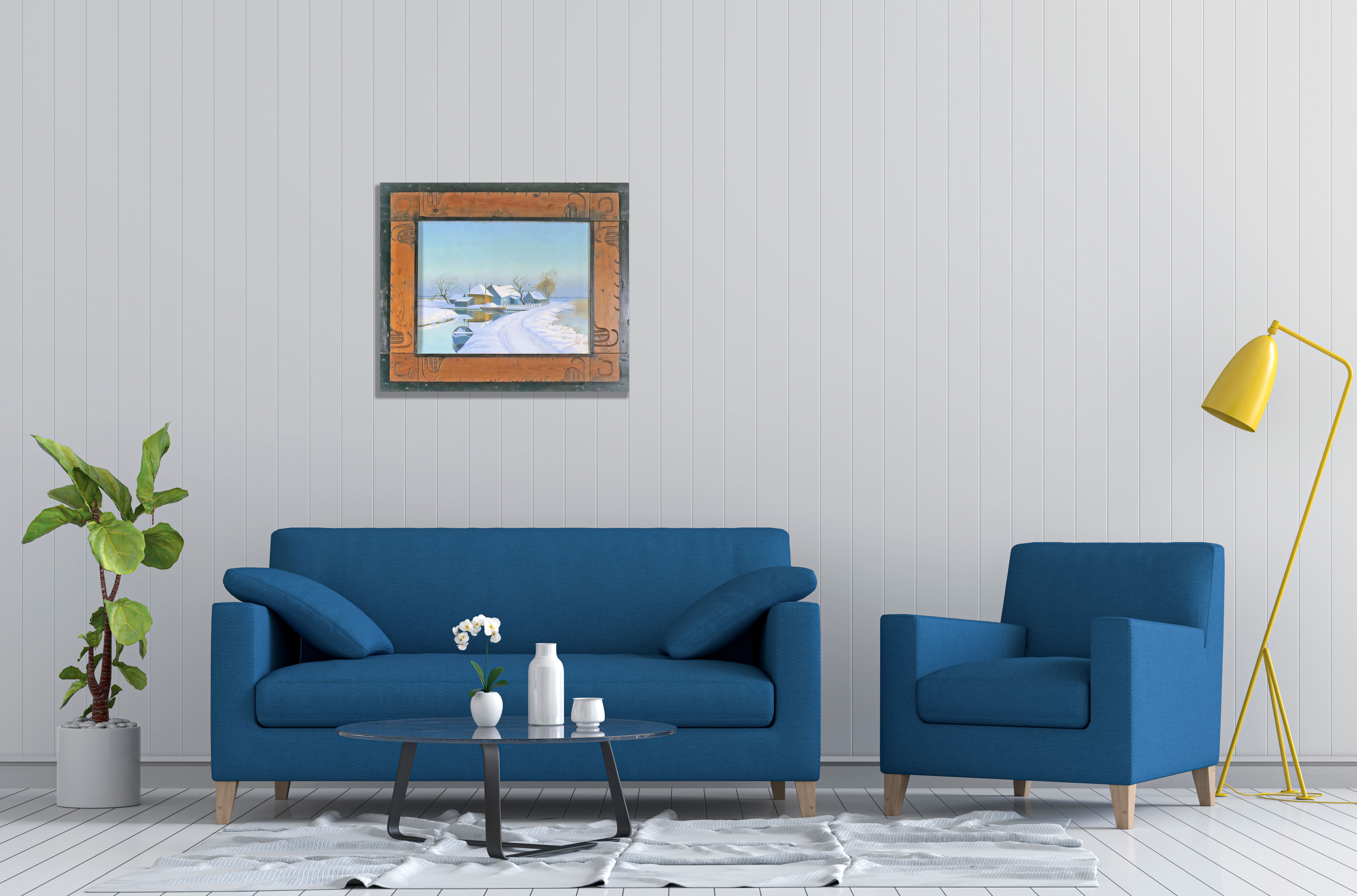 Winter in Loosdrecht  zonder lijst