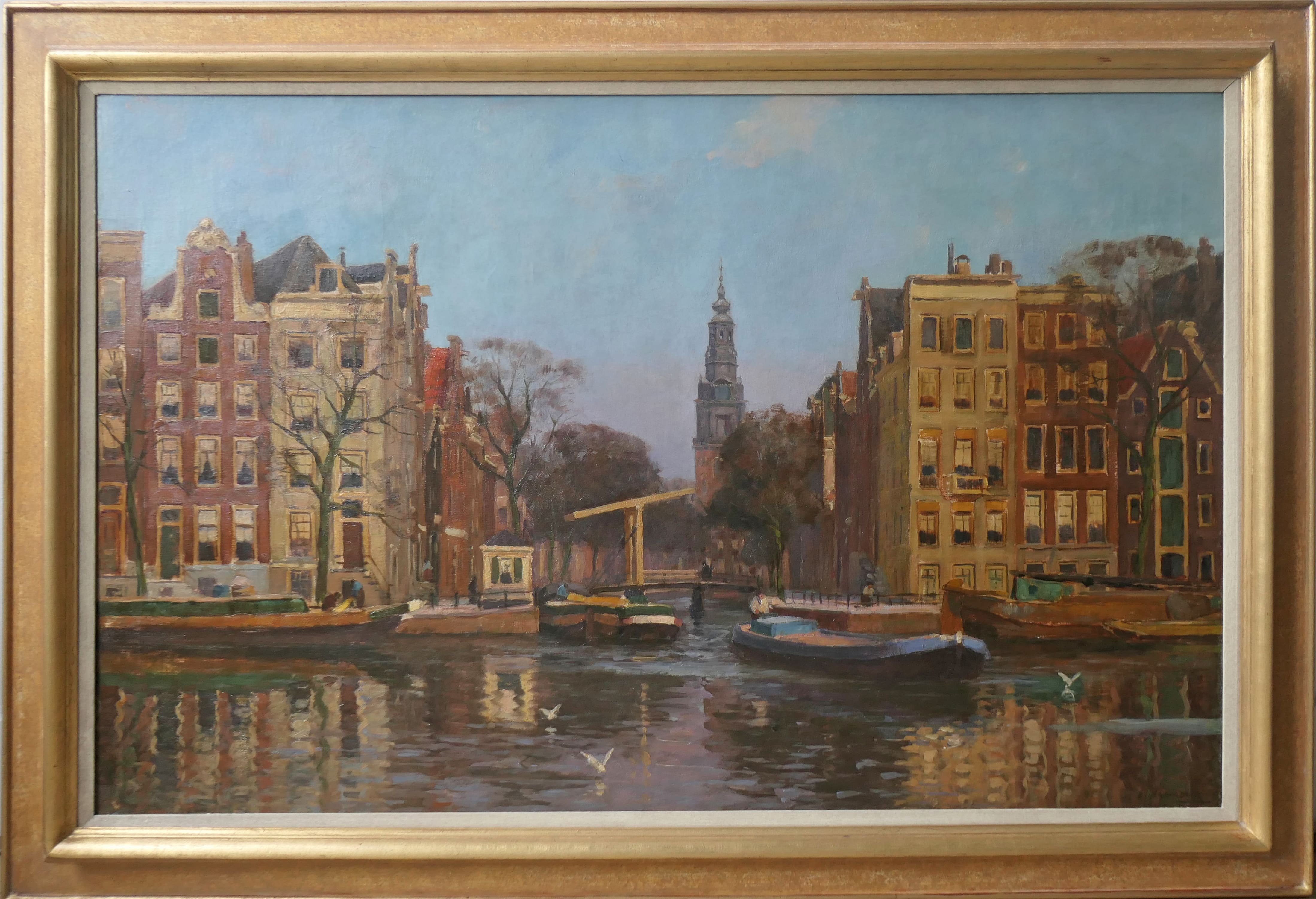 Groenburgwal met Zuiderkerk zonder lijst