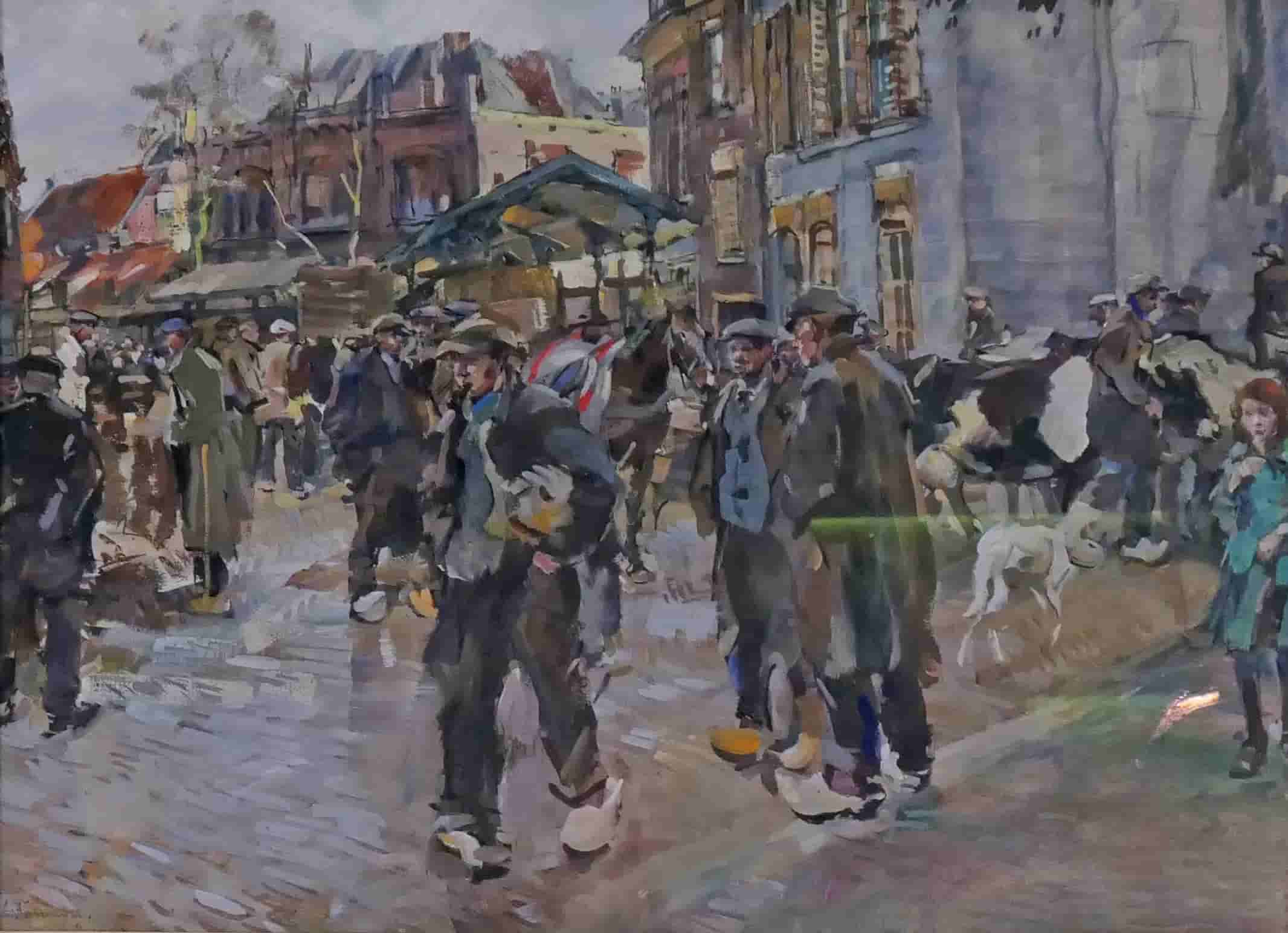 Carl Fahringer - Beestenmarkt Delft