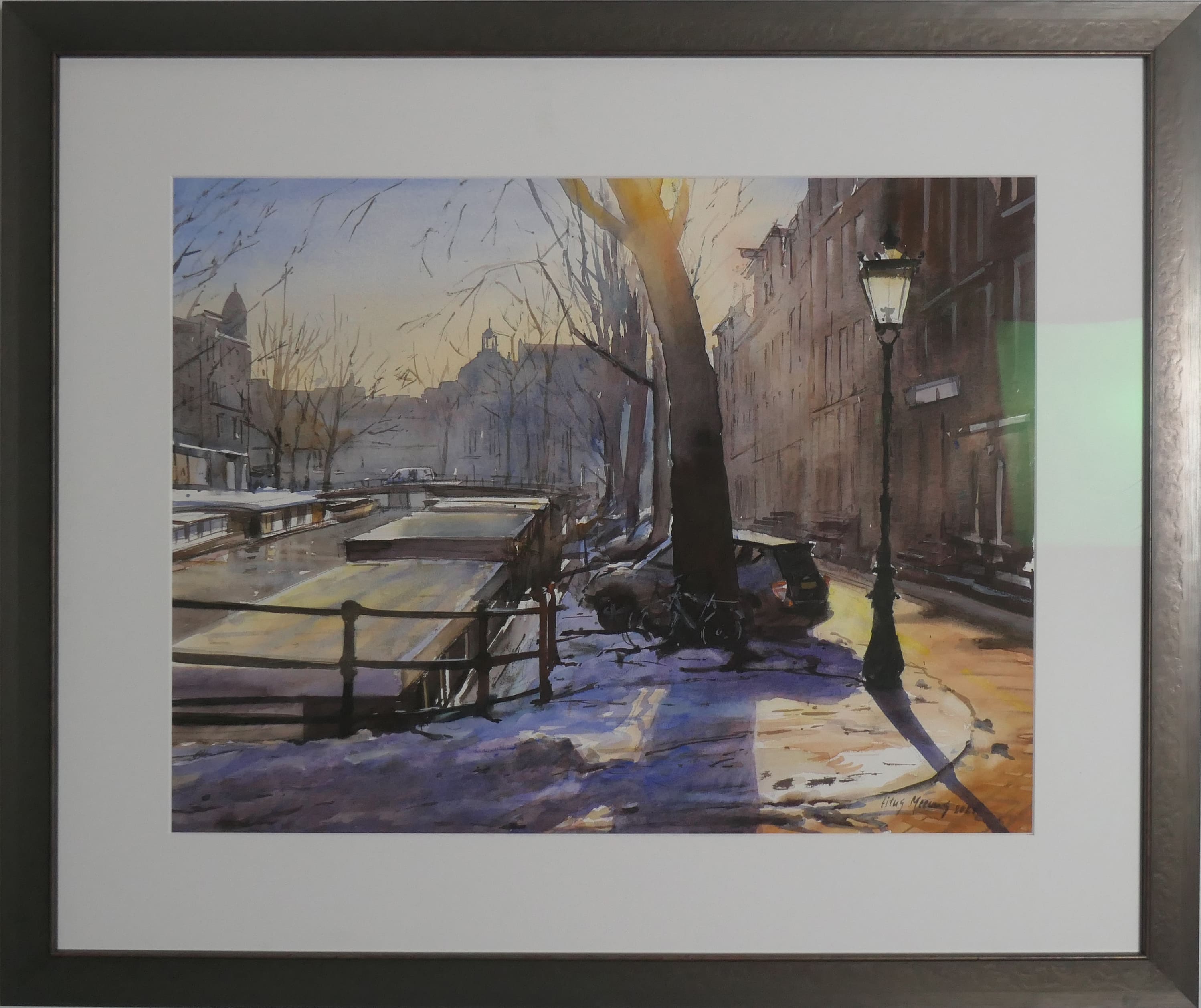 Brouwersgracht zonder lijst