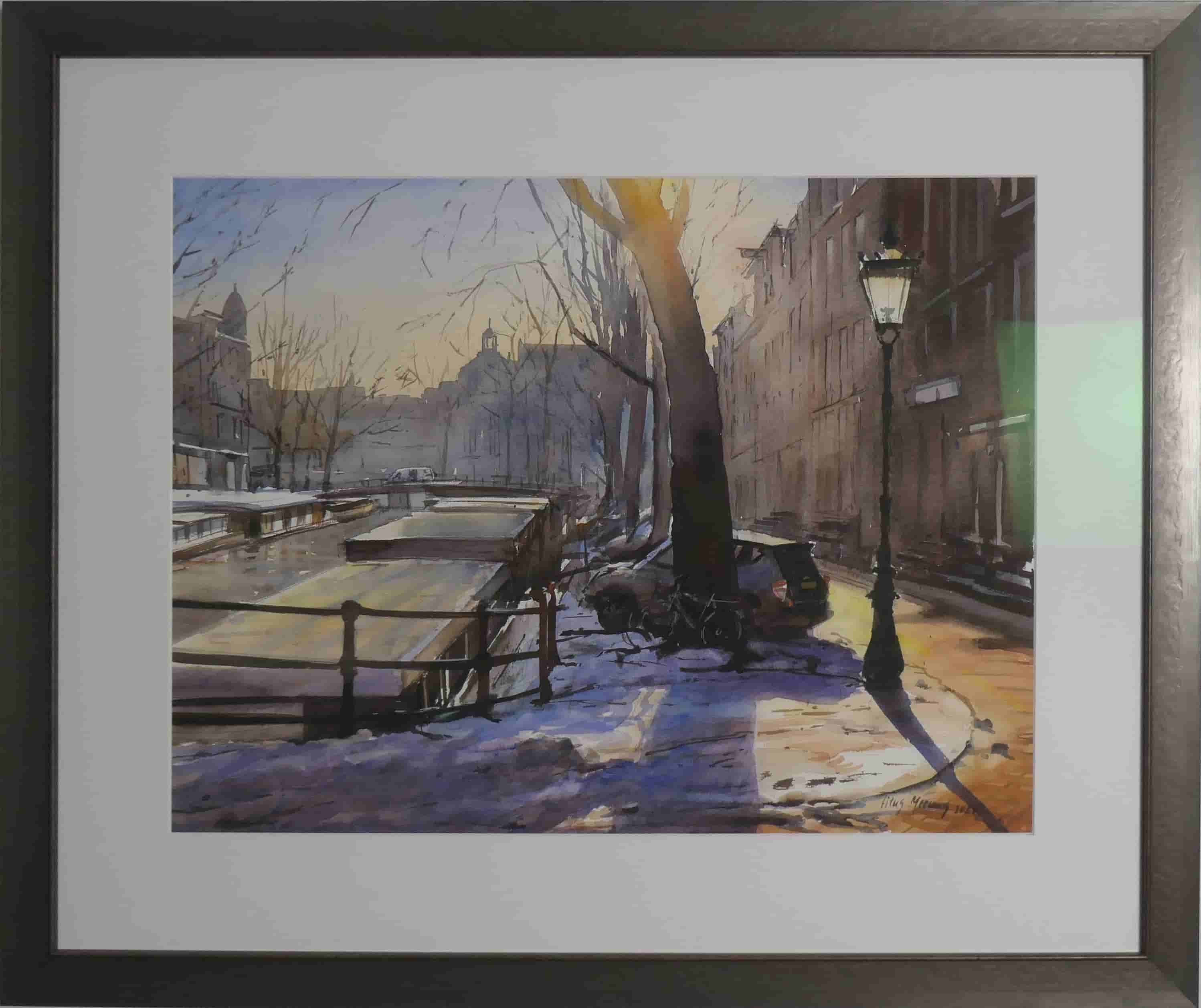 Titus Meeuws - Brouwersgracht (met lijst)