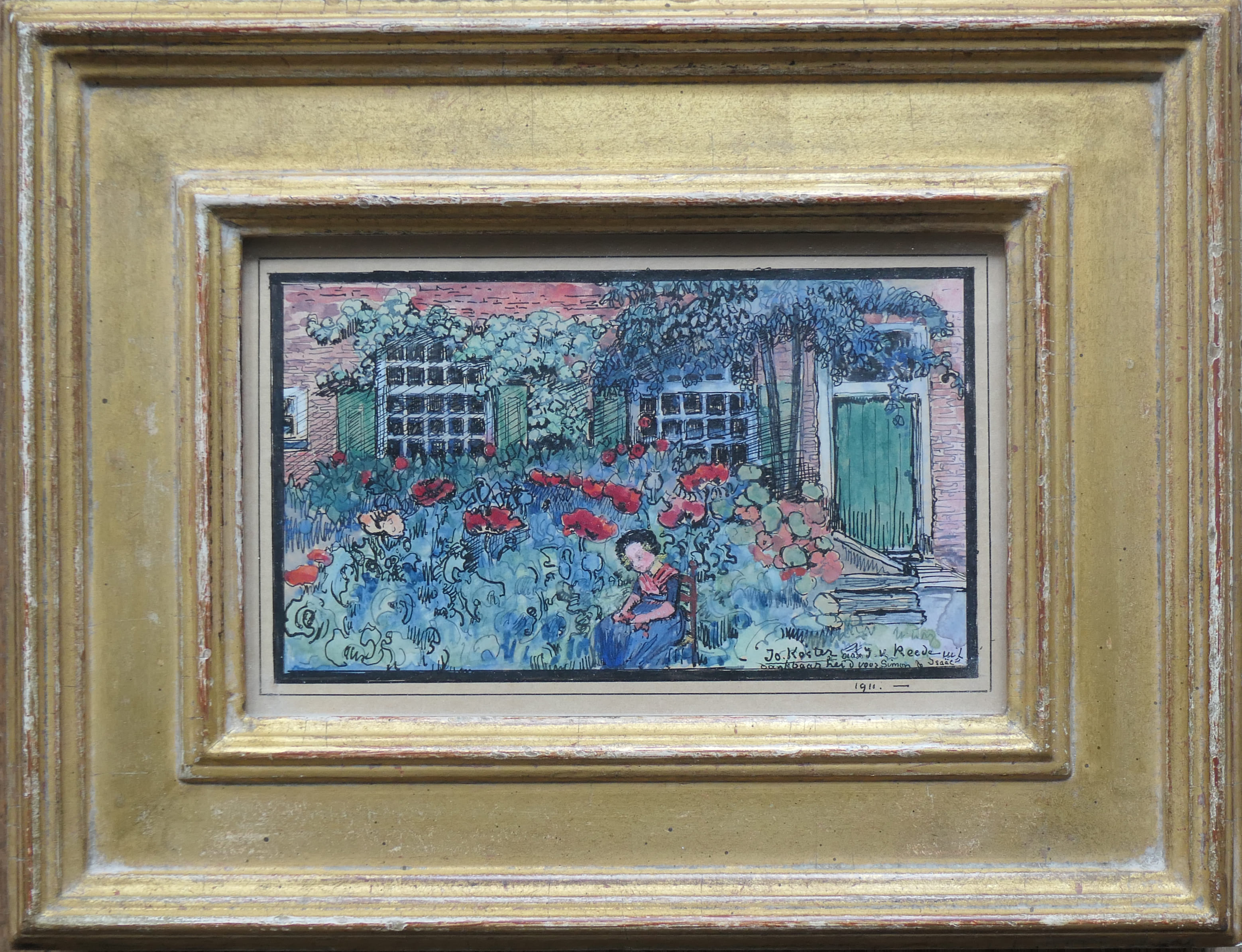 Rozentuin zonder lijst