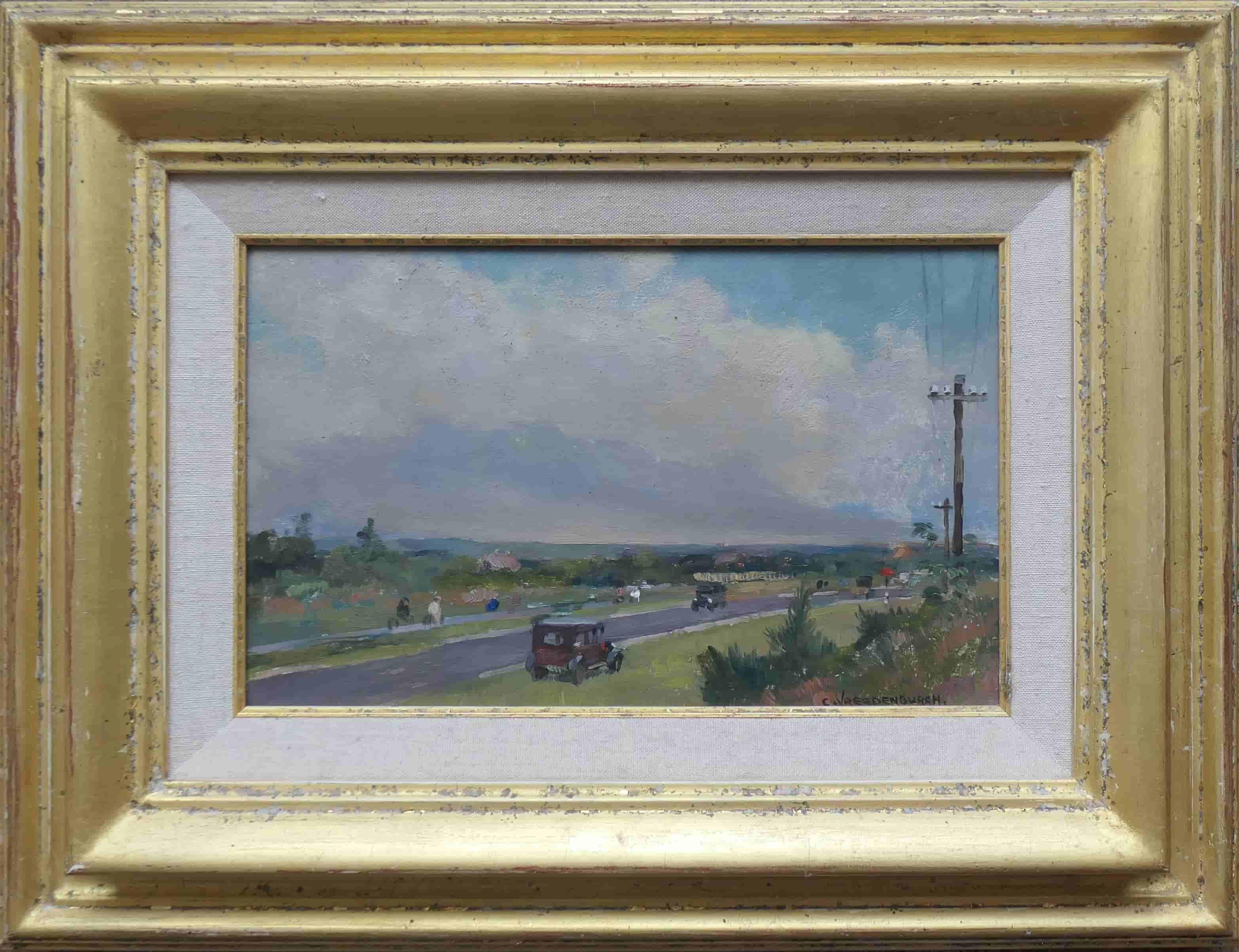 Cornelis Vreedenburgh - Zondags ritje (met lijst)