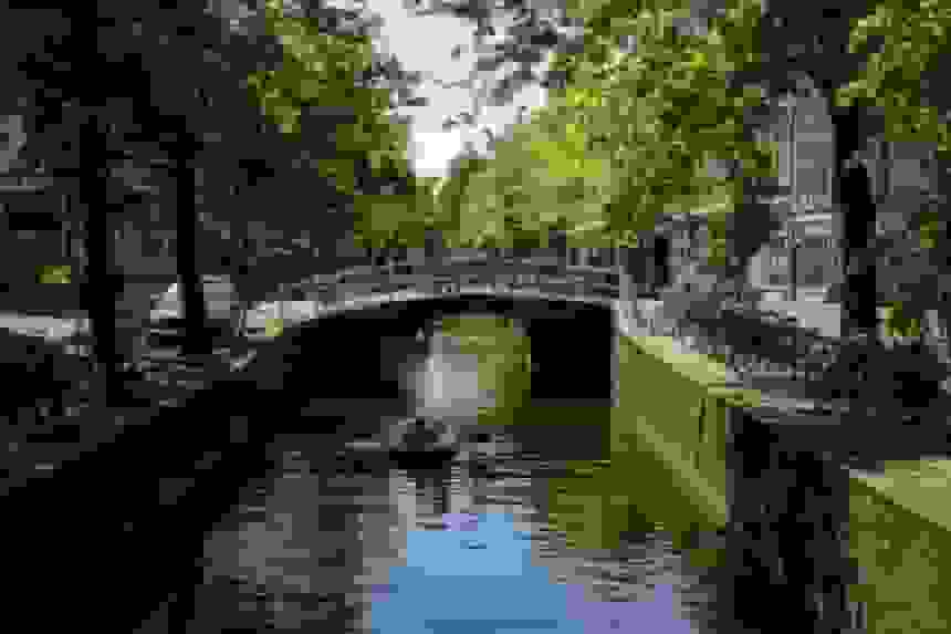 Kees van Dongen - Grachtje Delft (in het echt)