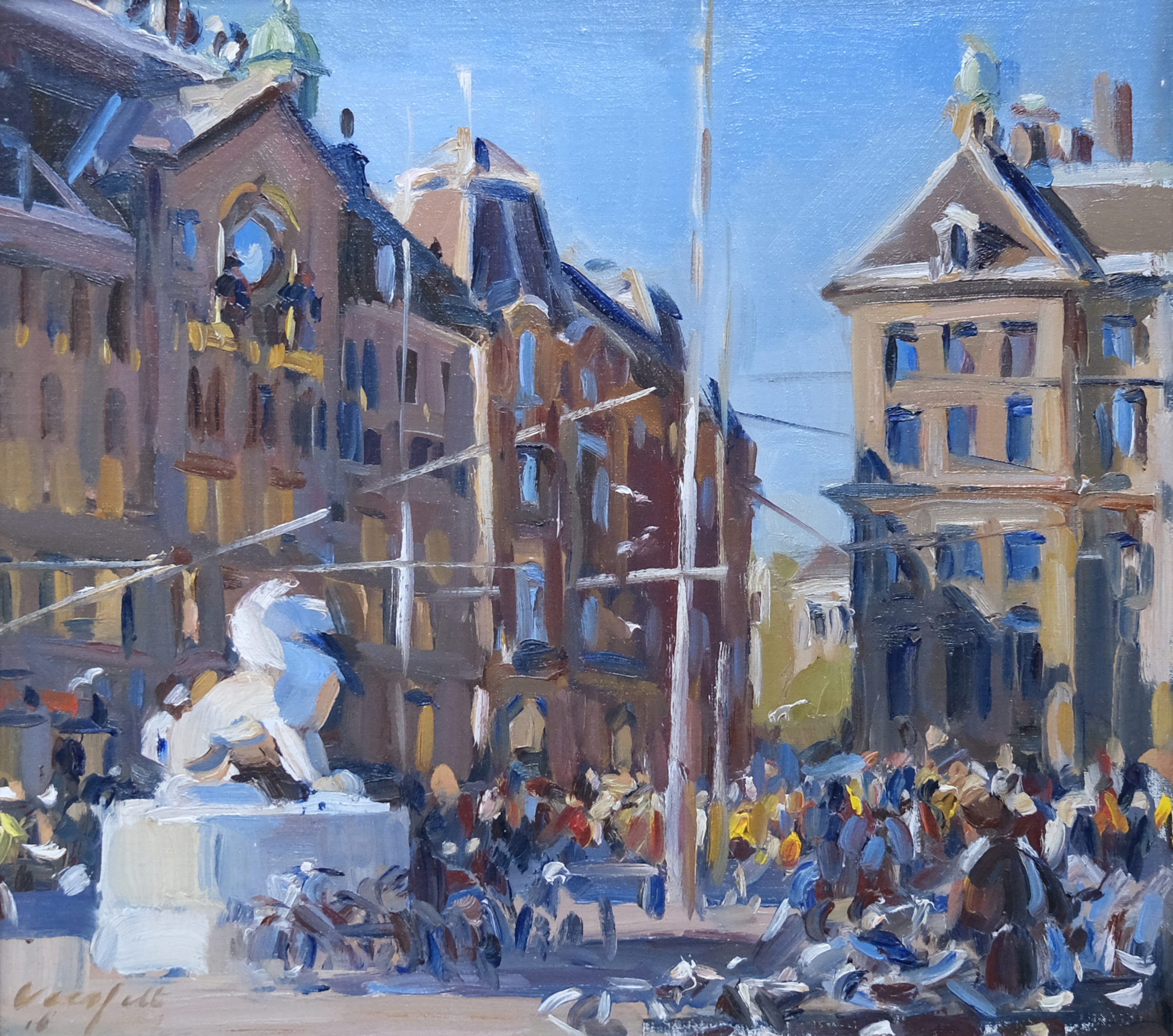 Paleis op de Dam zonder lijst