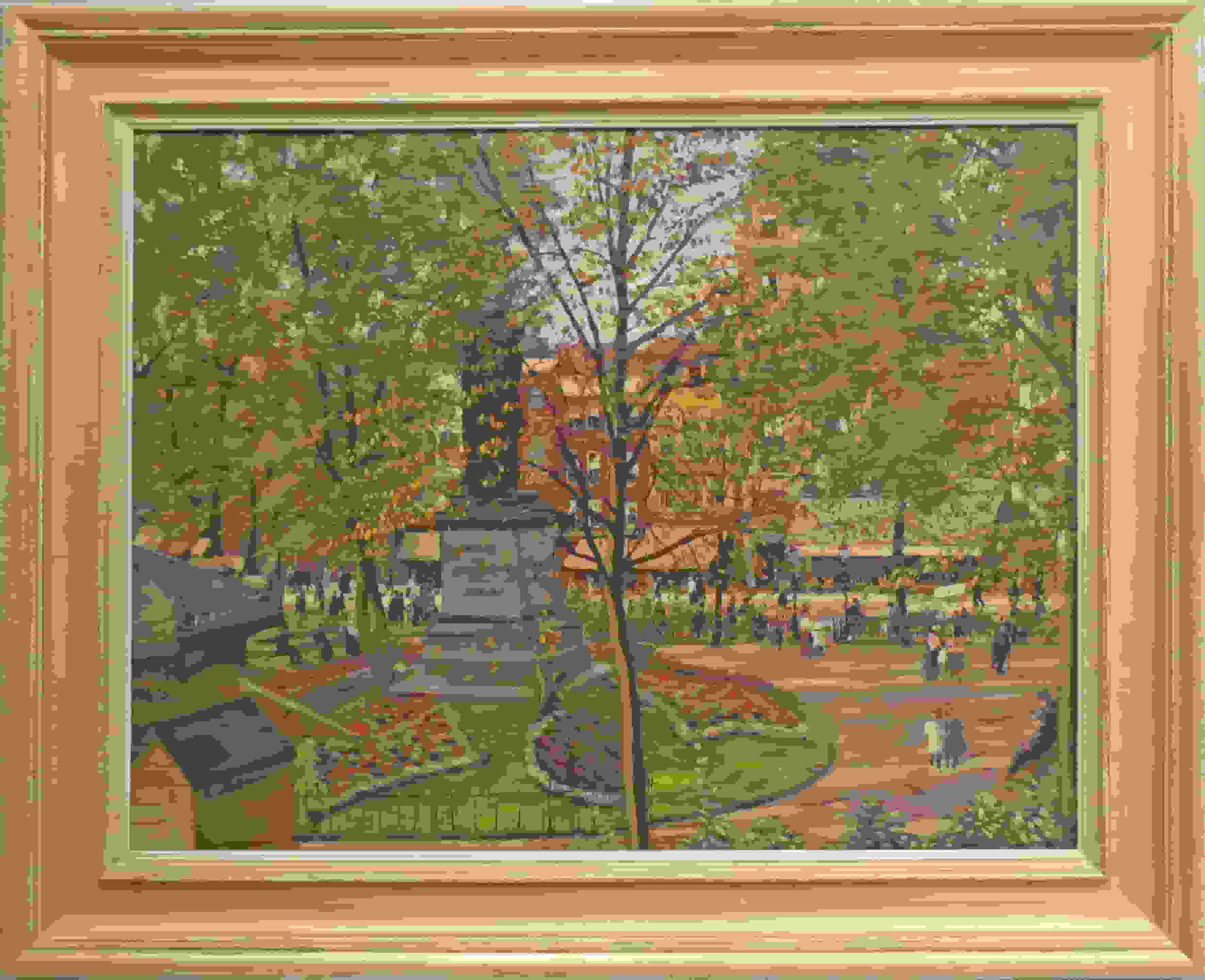 Gerard-Johan Staller - Rembrandtplein in Amsterdam (met lijst)