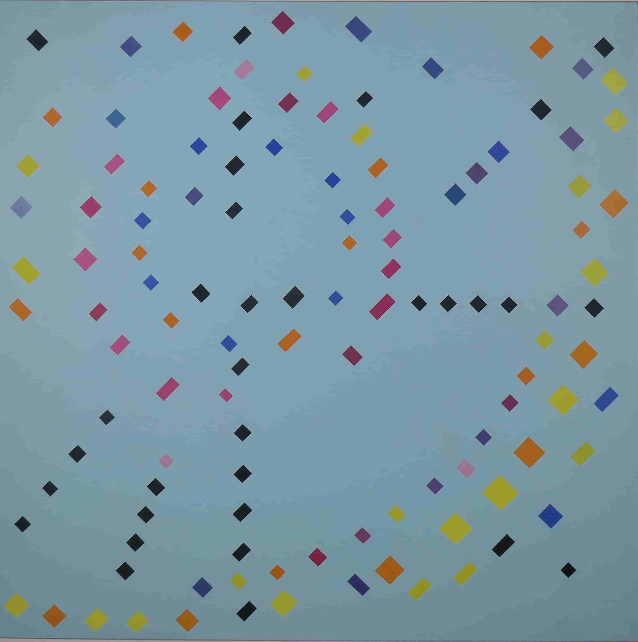 Joseph Ongenae - Abstracte compositie. (zonder lijst)